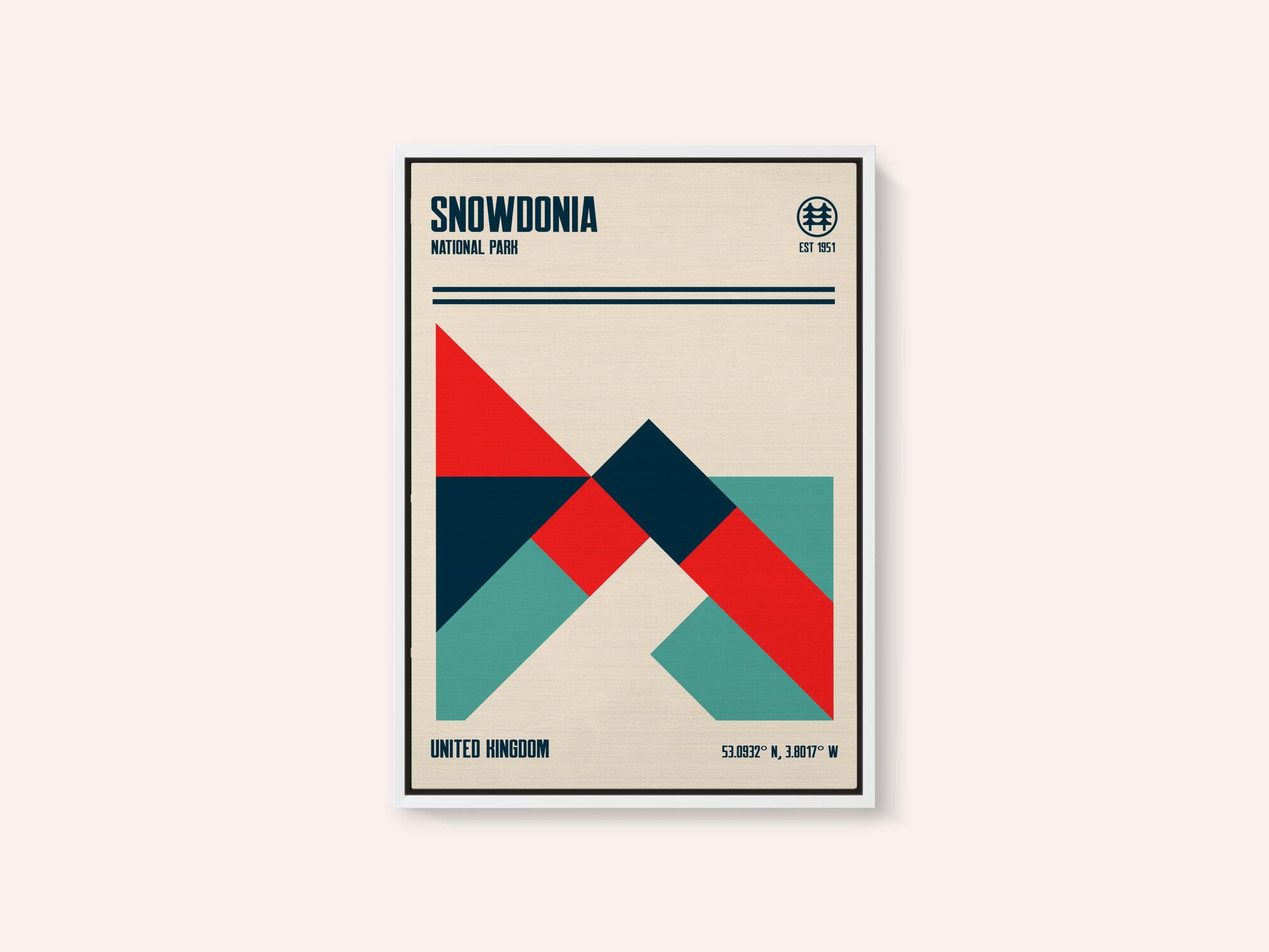 Snowdonia National Park Travel Poster