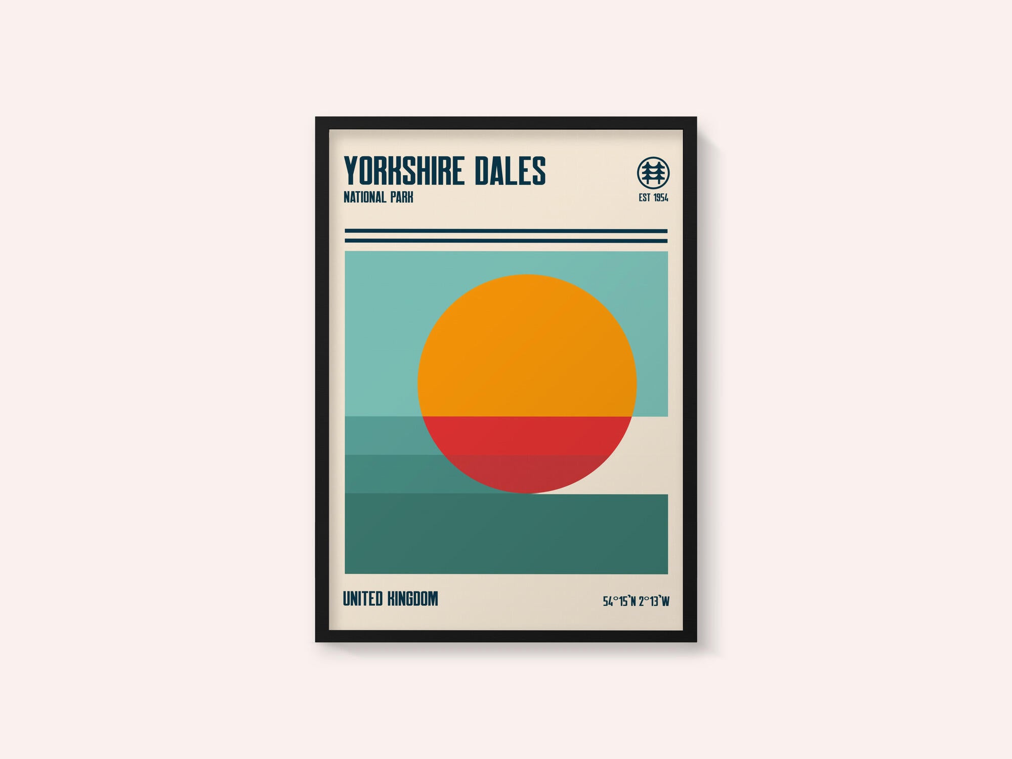 Yorkshire Dales National Park Travel Poster