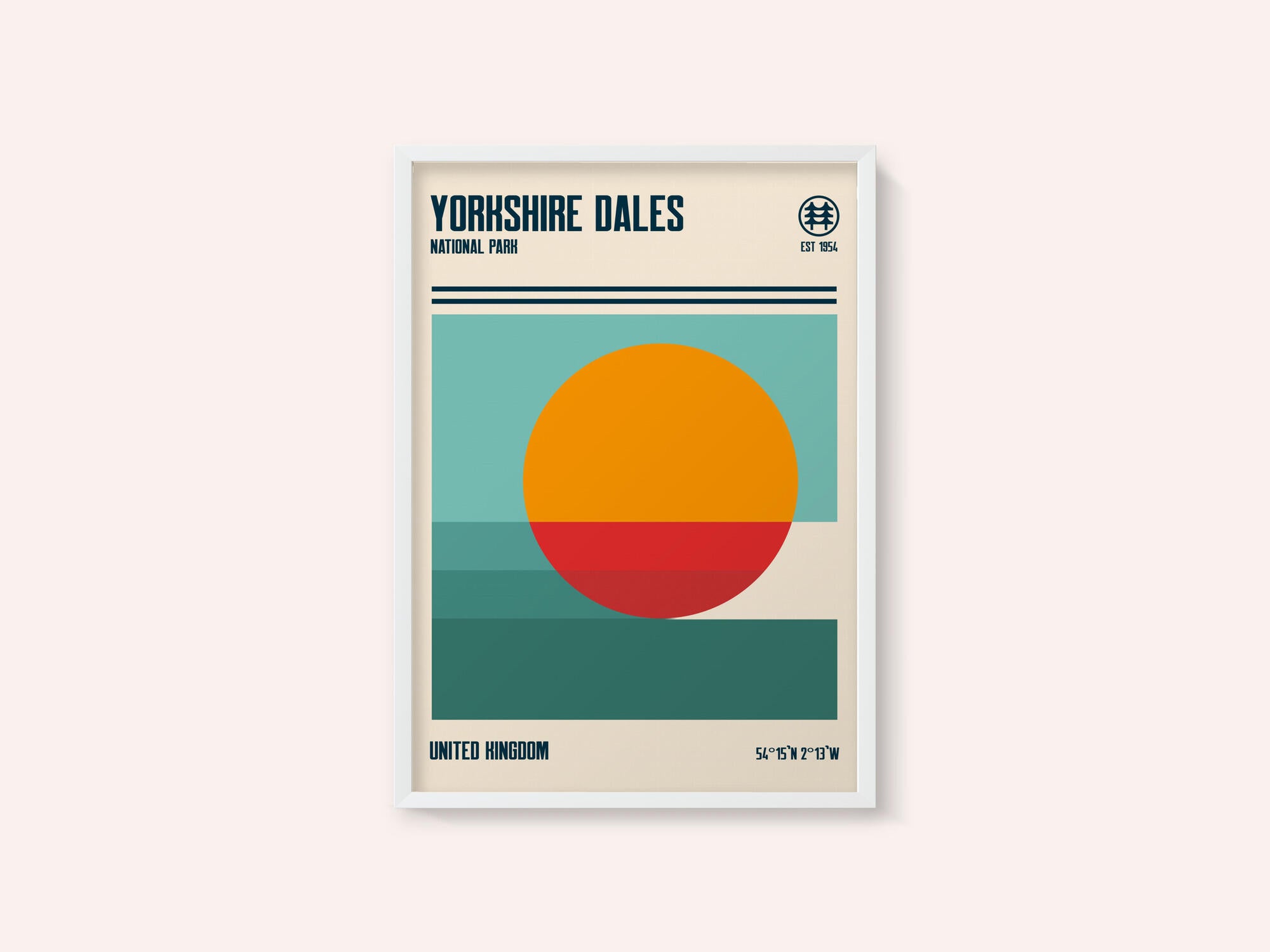 Yorkshire Dales National Park Travel Poster