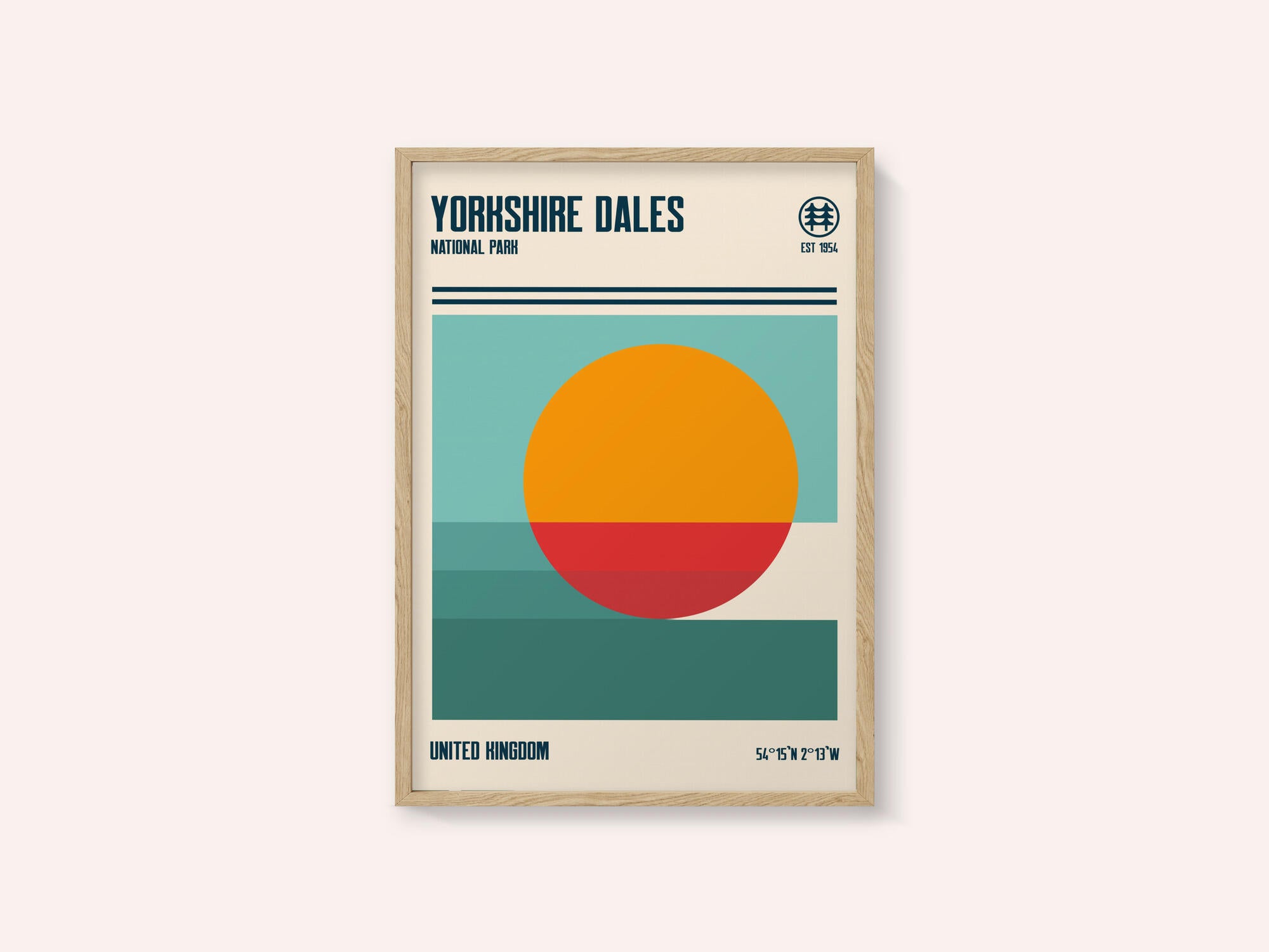 Yorkshire Dales National Park Travel Poster