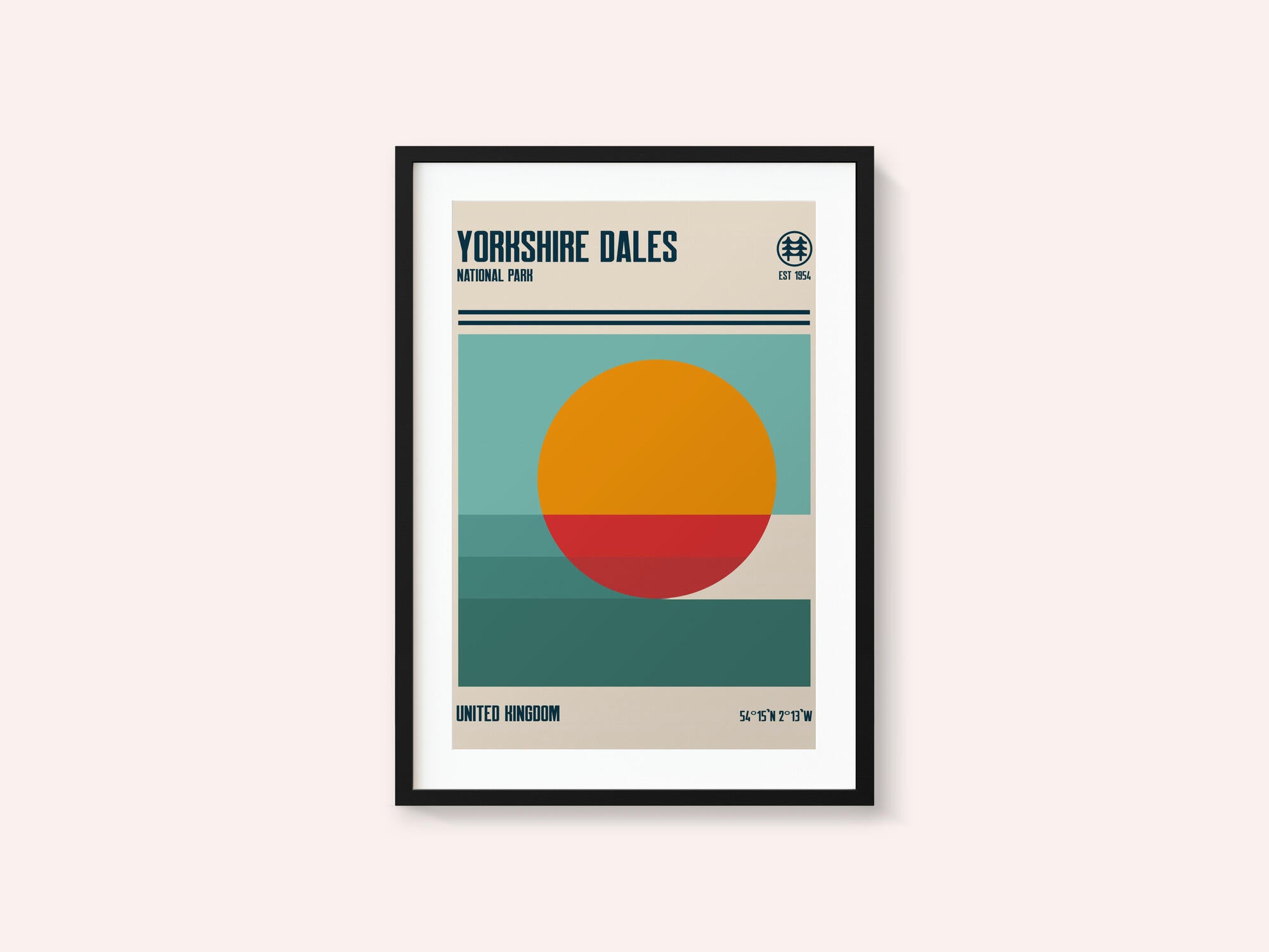 Yorkshire Dales National Park Travel Poster