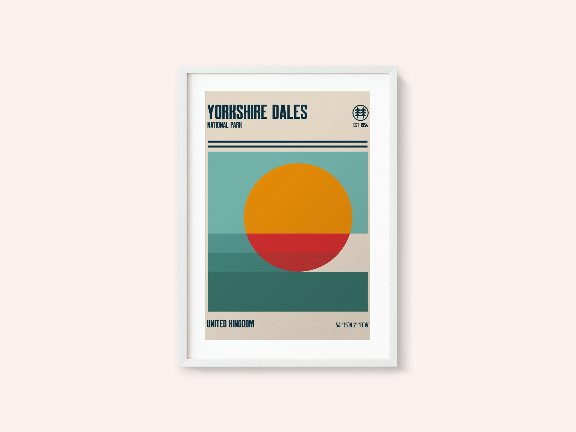 Yorkshire Dales National Park Travel Poster