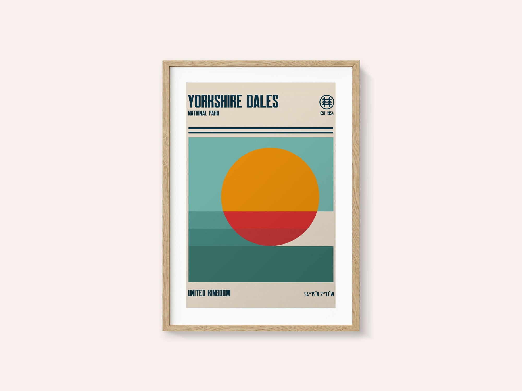Yorkshire Dales National Park Travel Poster