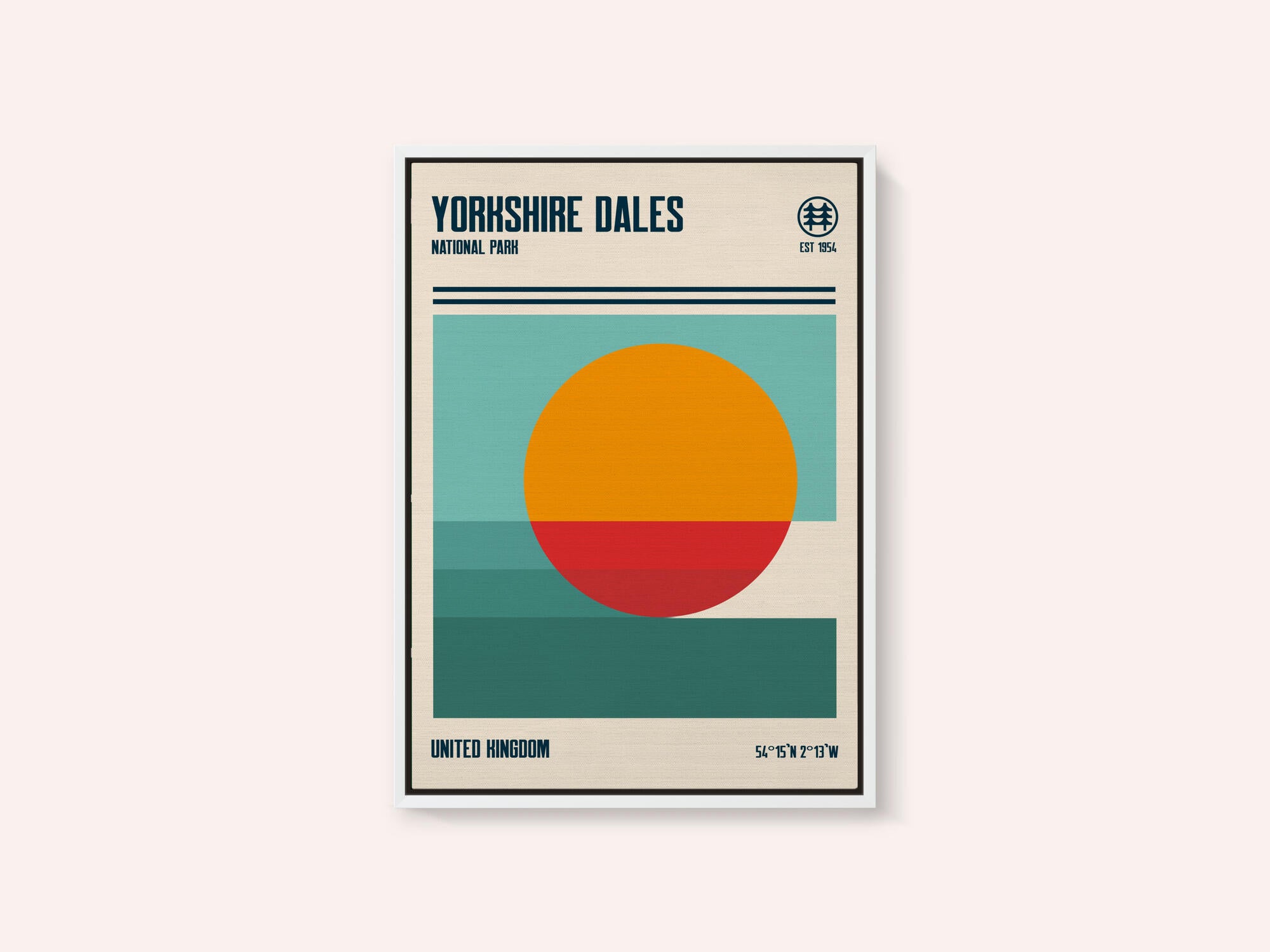 Yorkshire Dales National Park Travel Poster