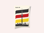 Berlin Retro Travel Print