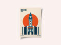 Brixton Tower Retro Travel Print