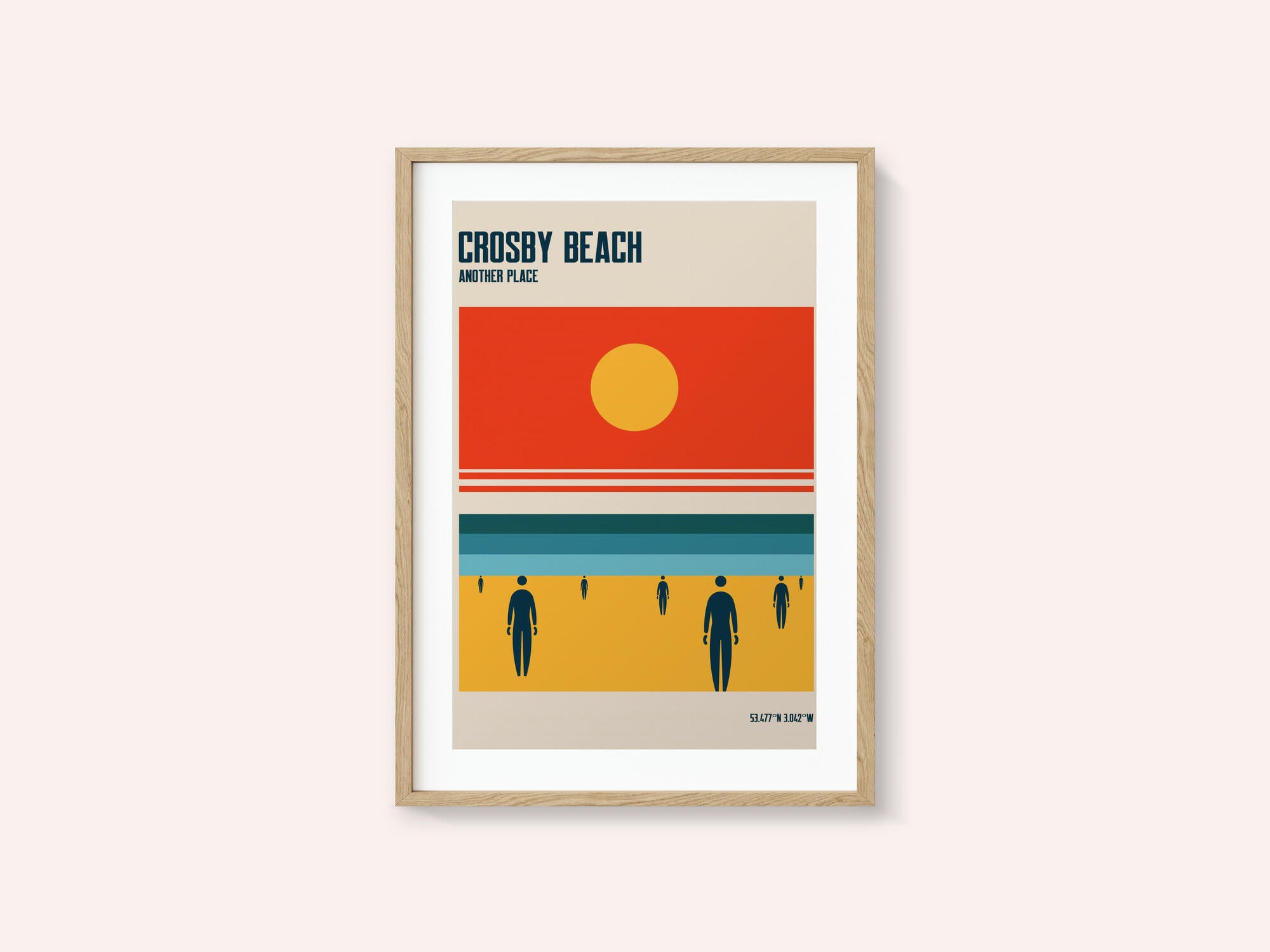 Crosby Beach Iron Men Liverpool Merseyside