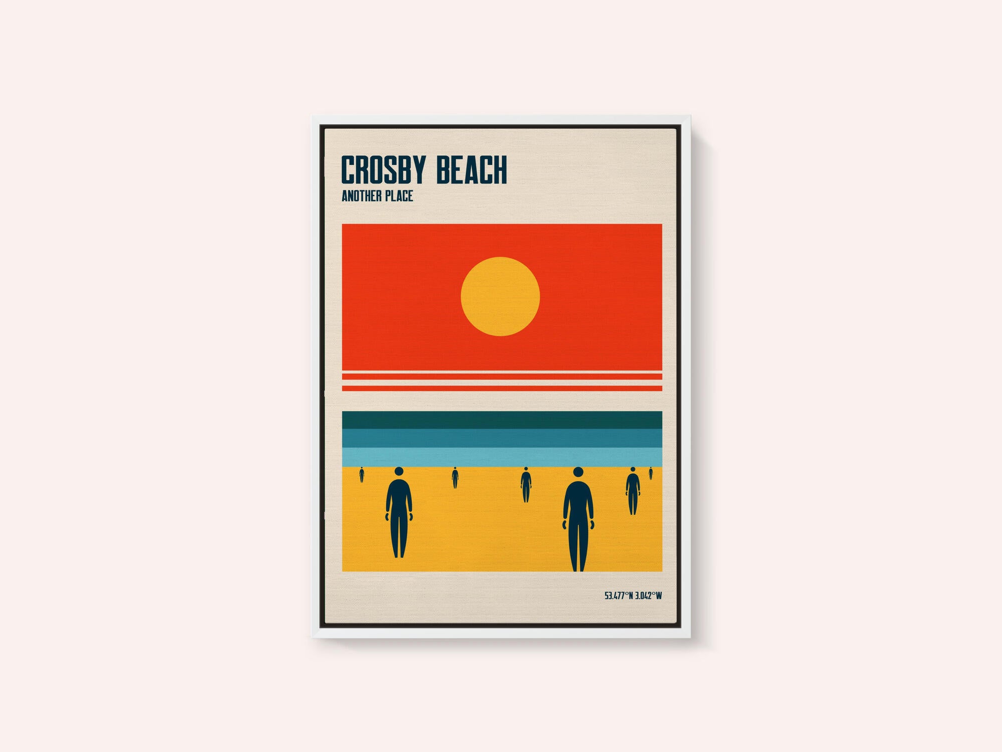 Crosby Beach Iron Men Liverpool Merseyside