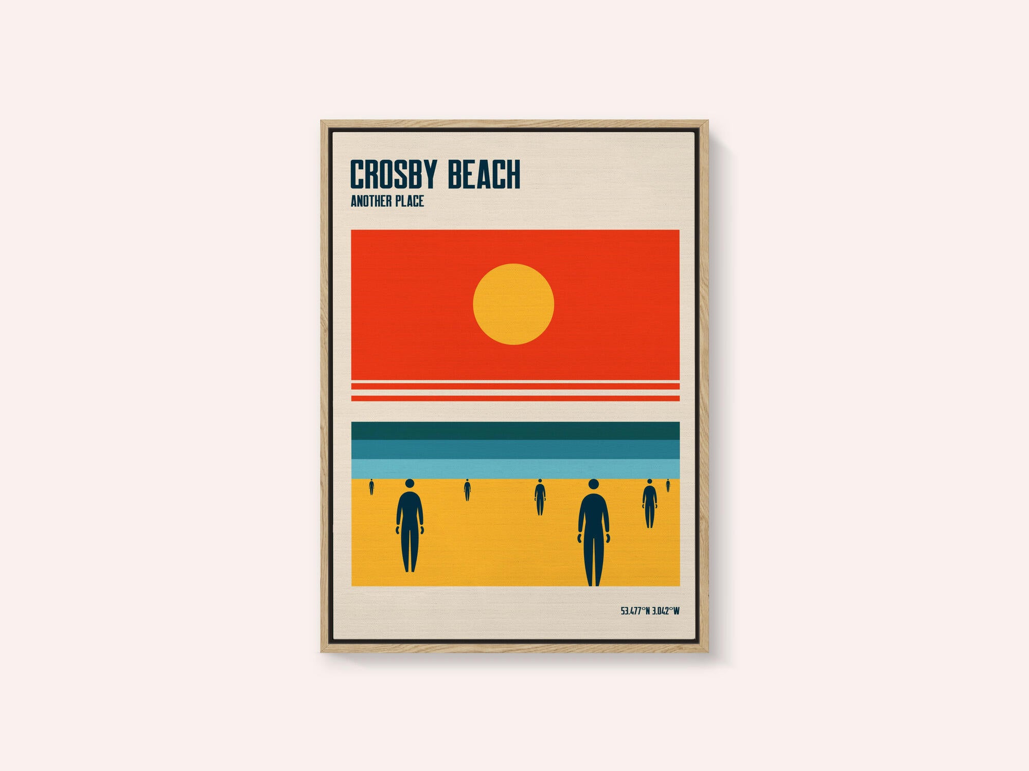 Crosby Beach Iron Men Liverpool Merseyside