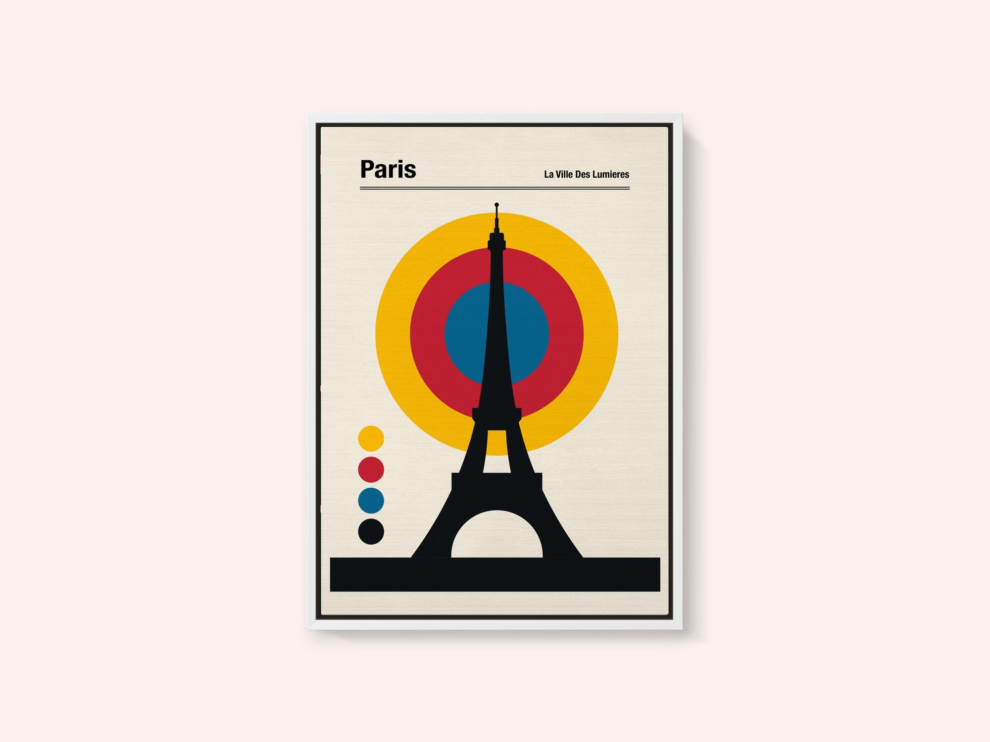 Paris Eiffel Tower Retro travel Print