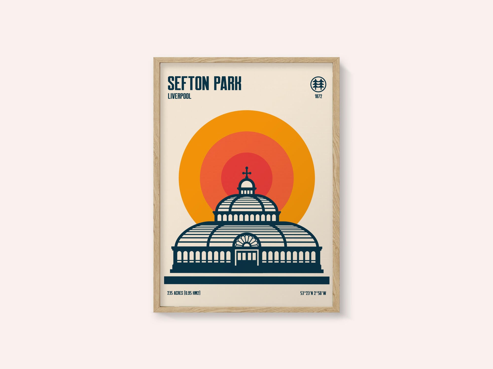Sefton Park Palm House Travel Print