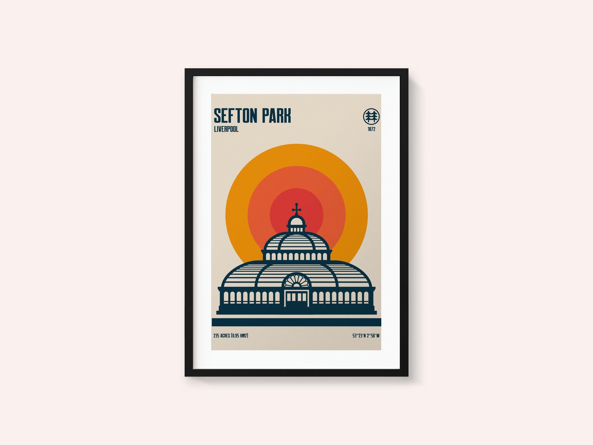Sefton Park Palm House Travel Print