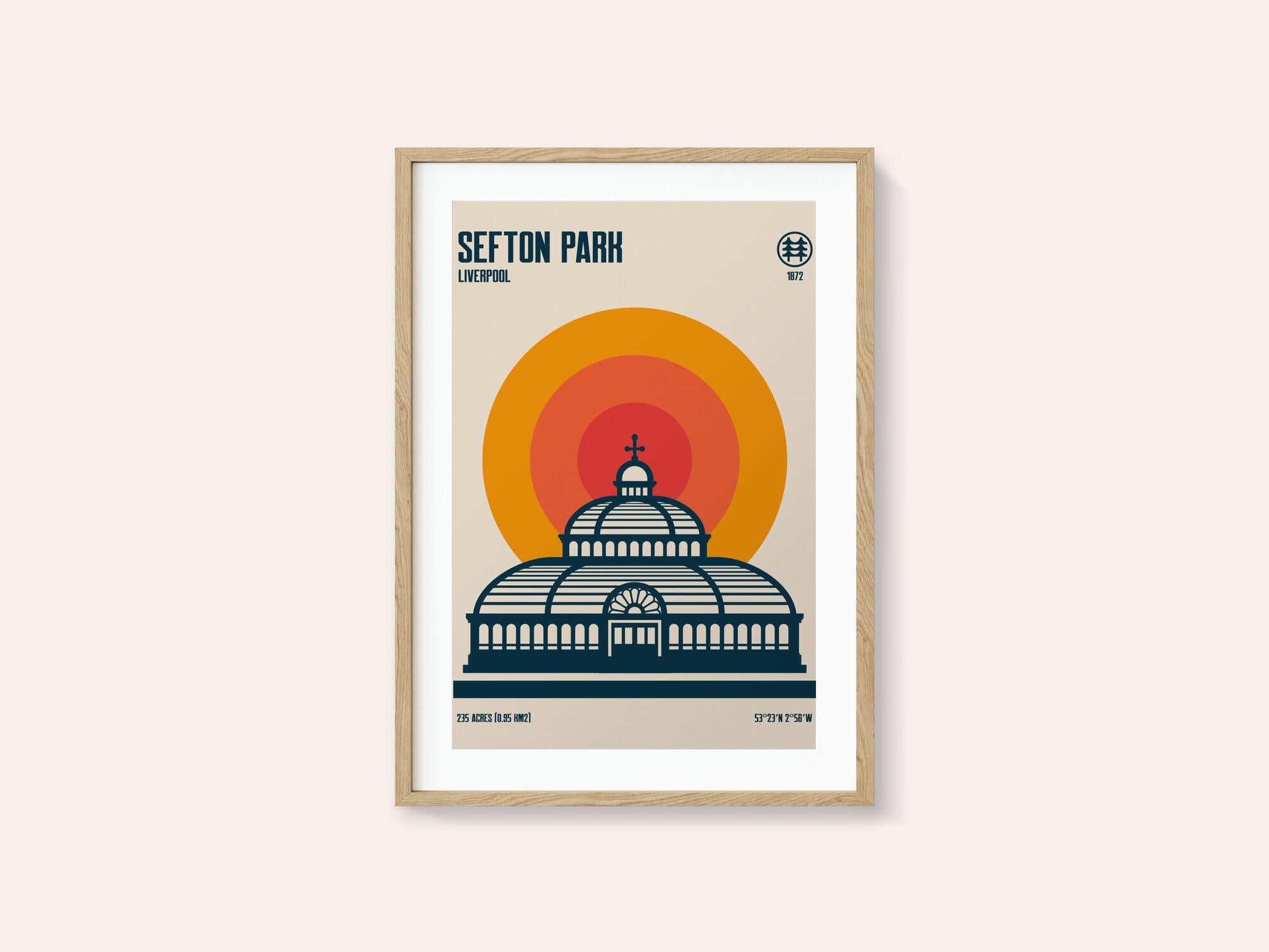 Sefton Park Palm House Travel Print