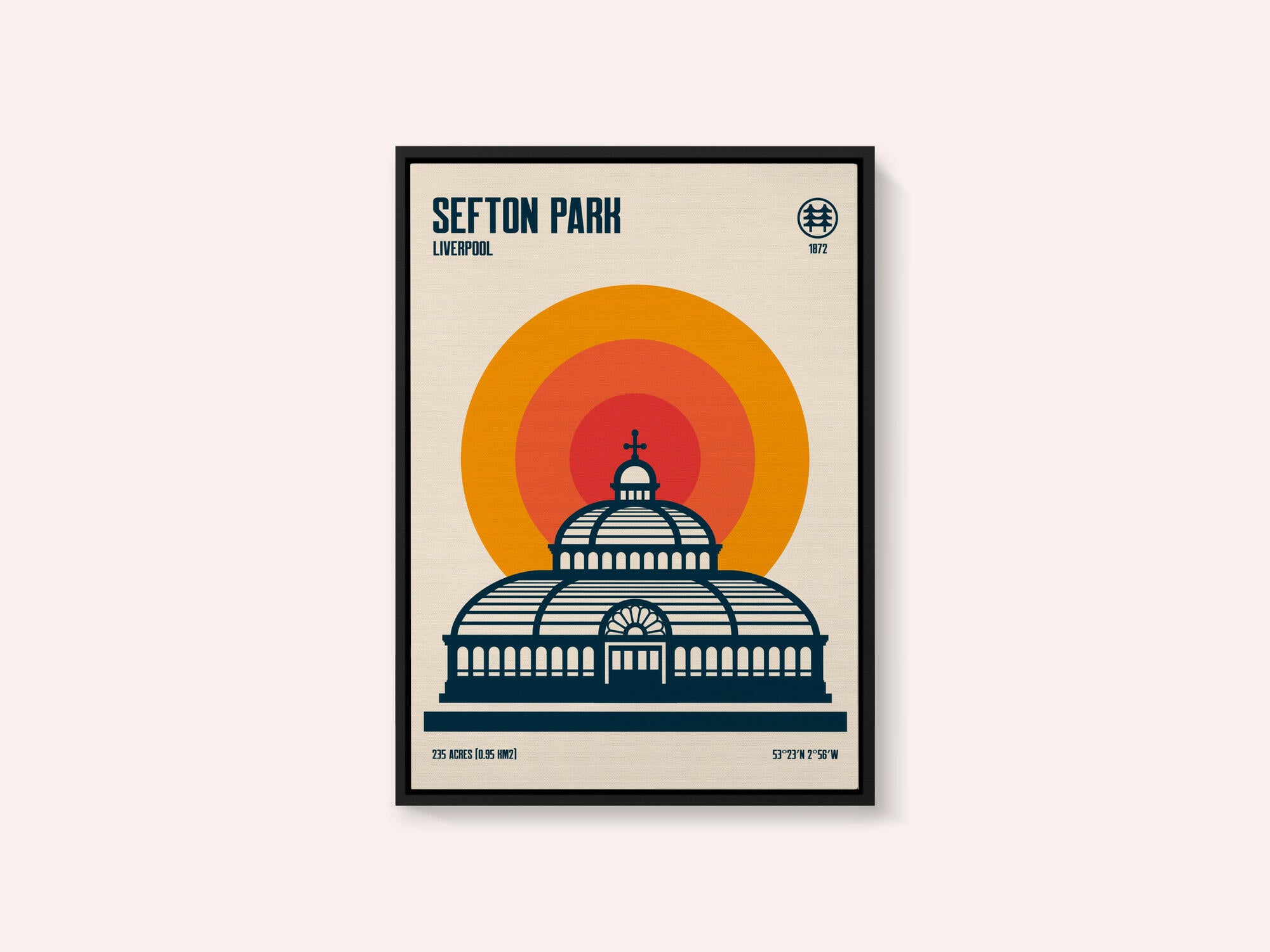 Sefton Park Palm House Travel Print