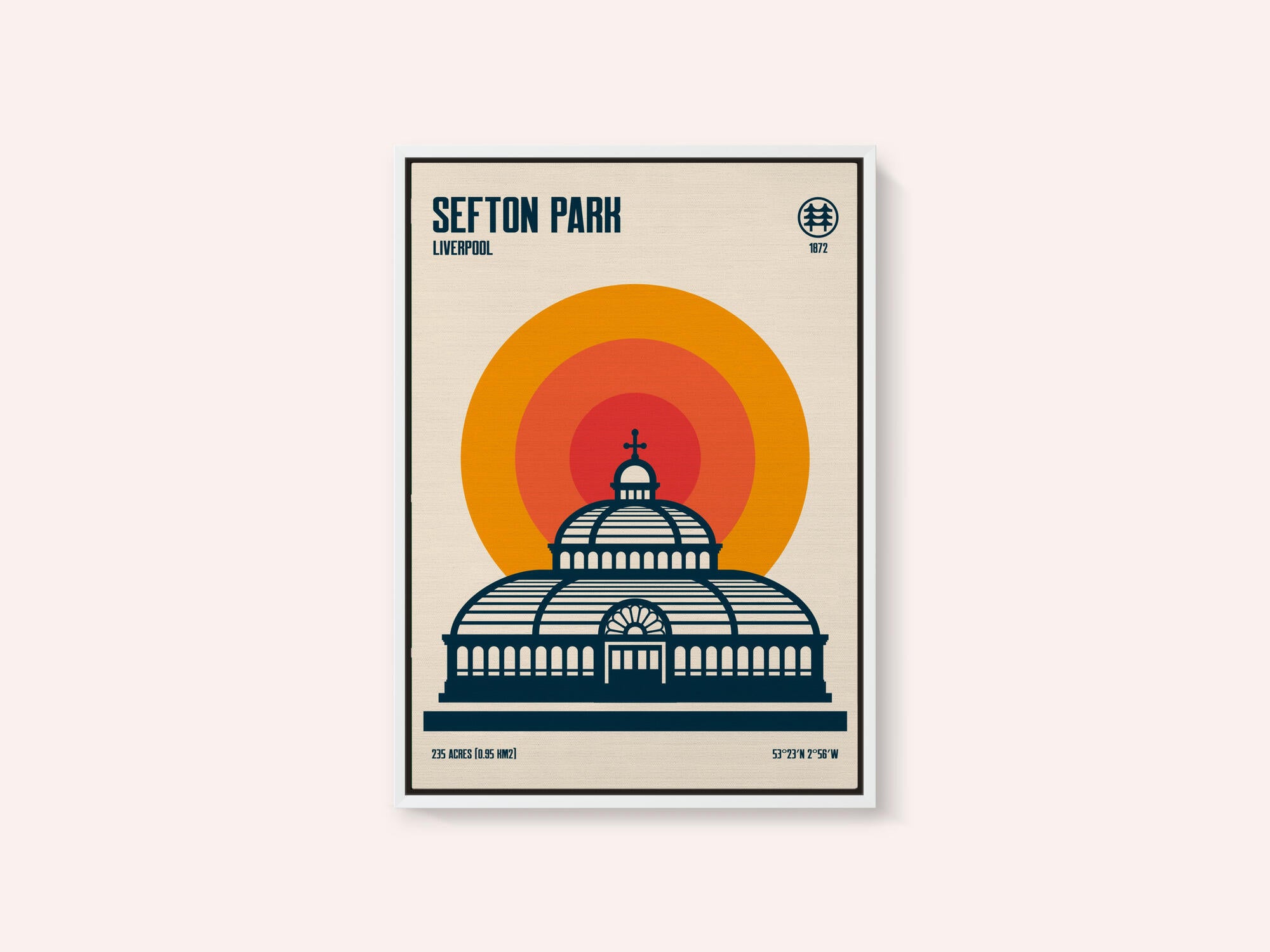 Sefton Park Palm House Travel Print