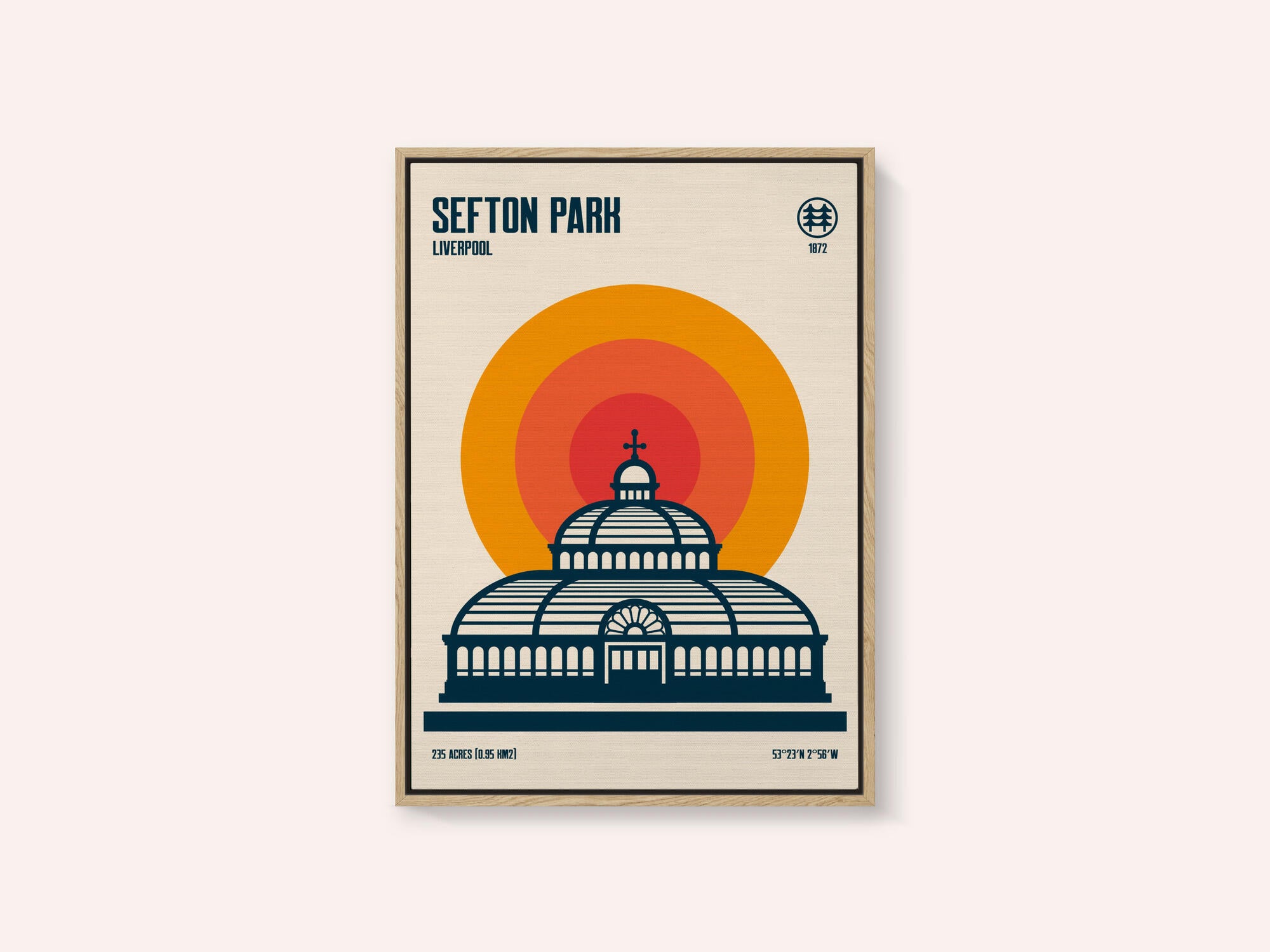 Sefton Park Palm House Travel Print