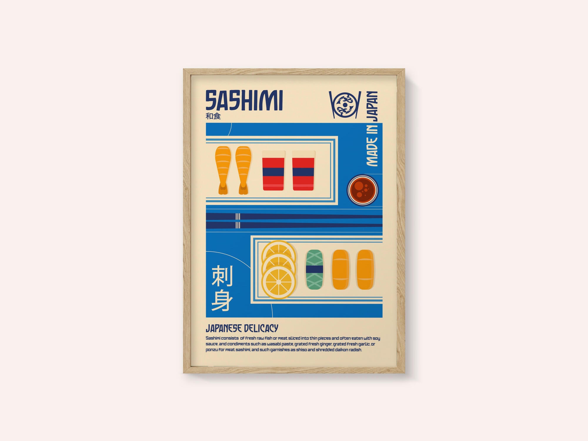 Sashimi Japanese Food Print