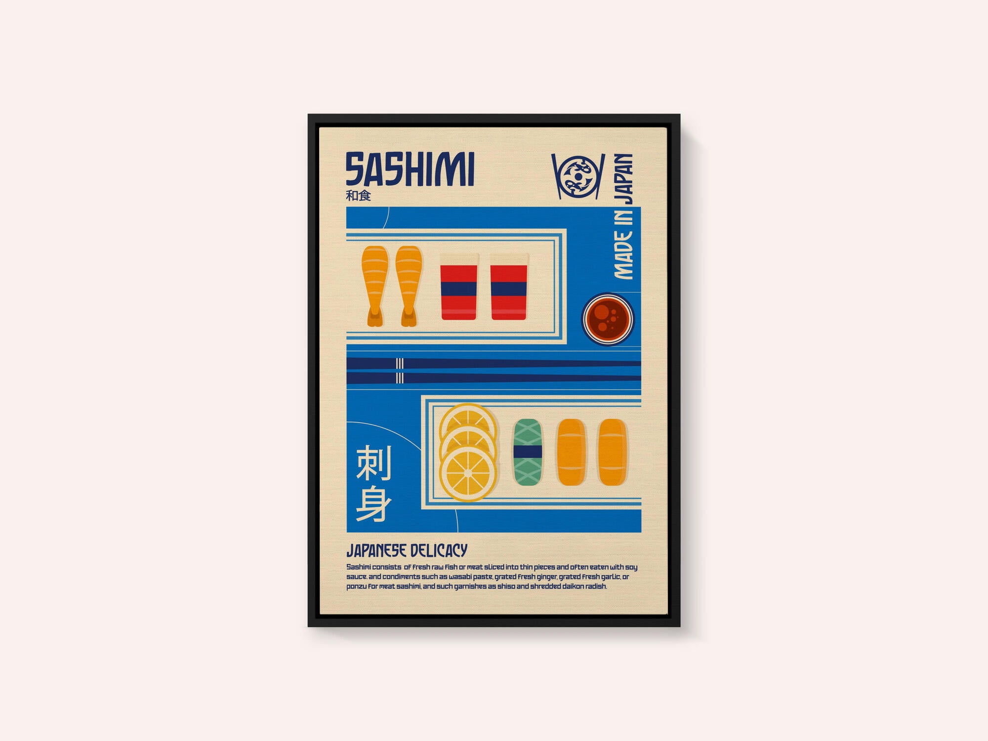 Sashimi Japanese Food Print
