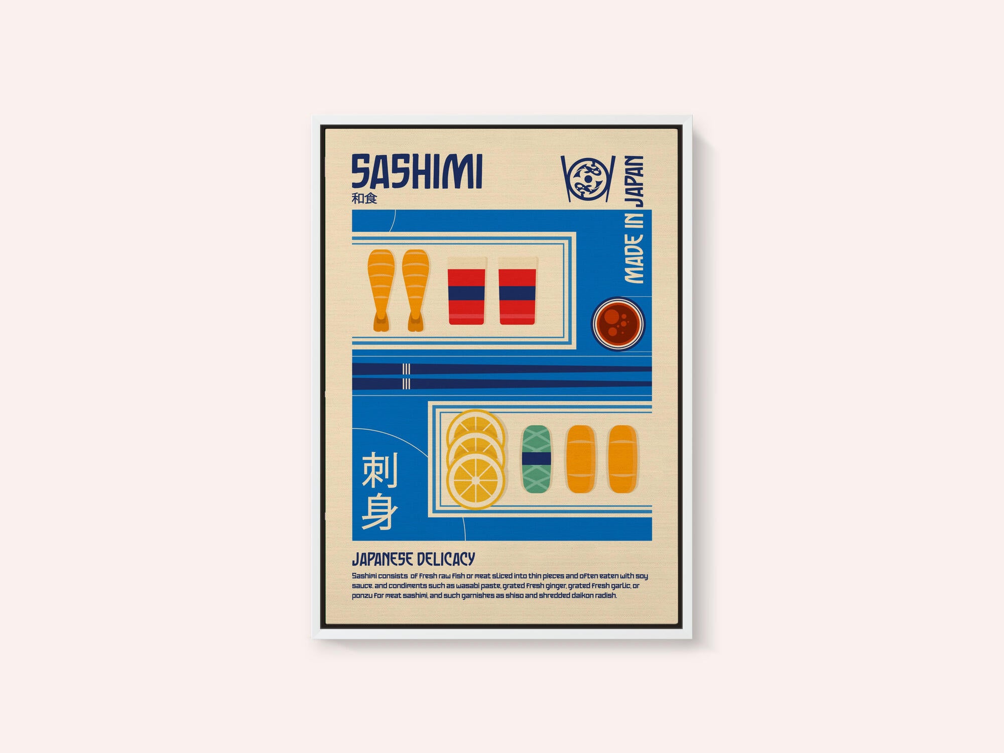 Sashimi Japanese Food Print