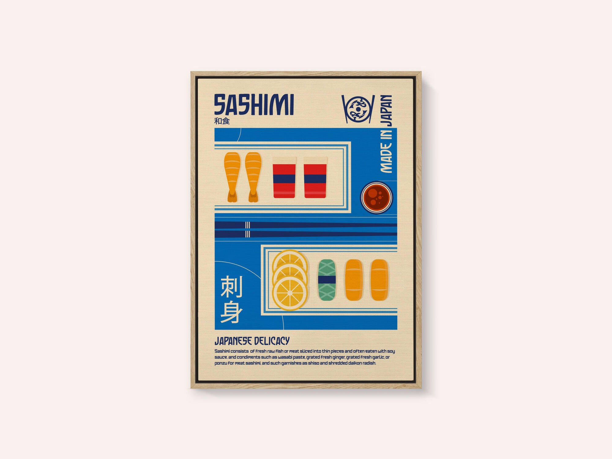 Sashimi Japanese Food Print