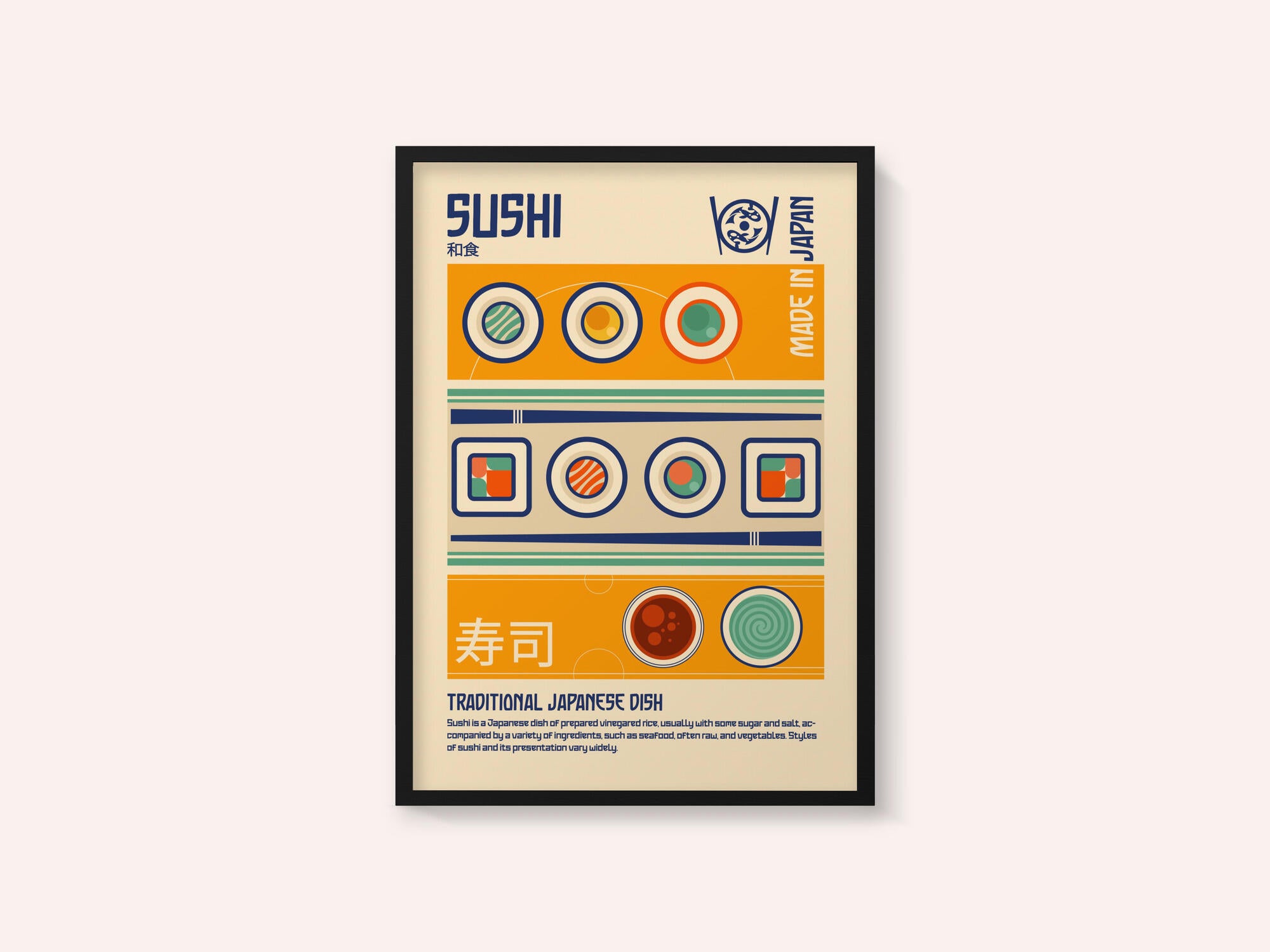 Sushi Japanese Food Print