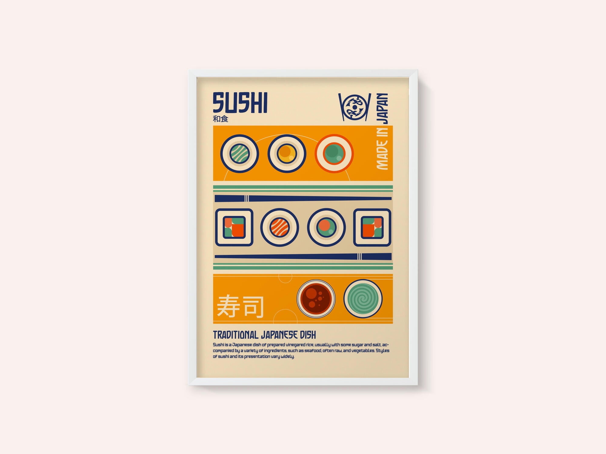 Sushi Japanese Food Print