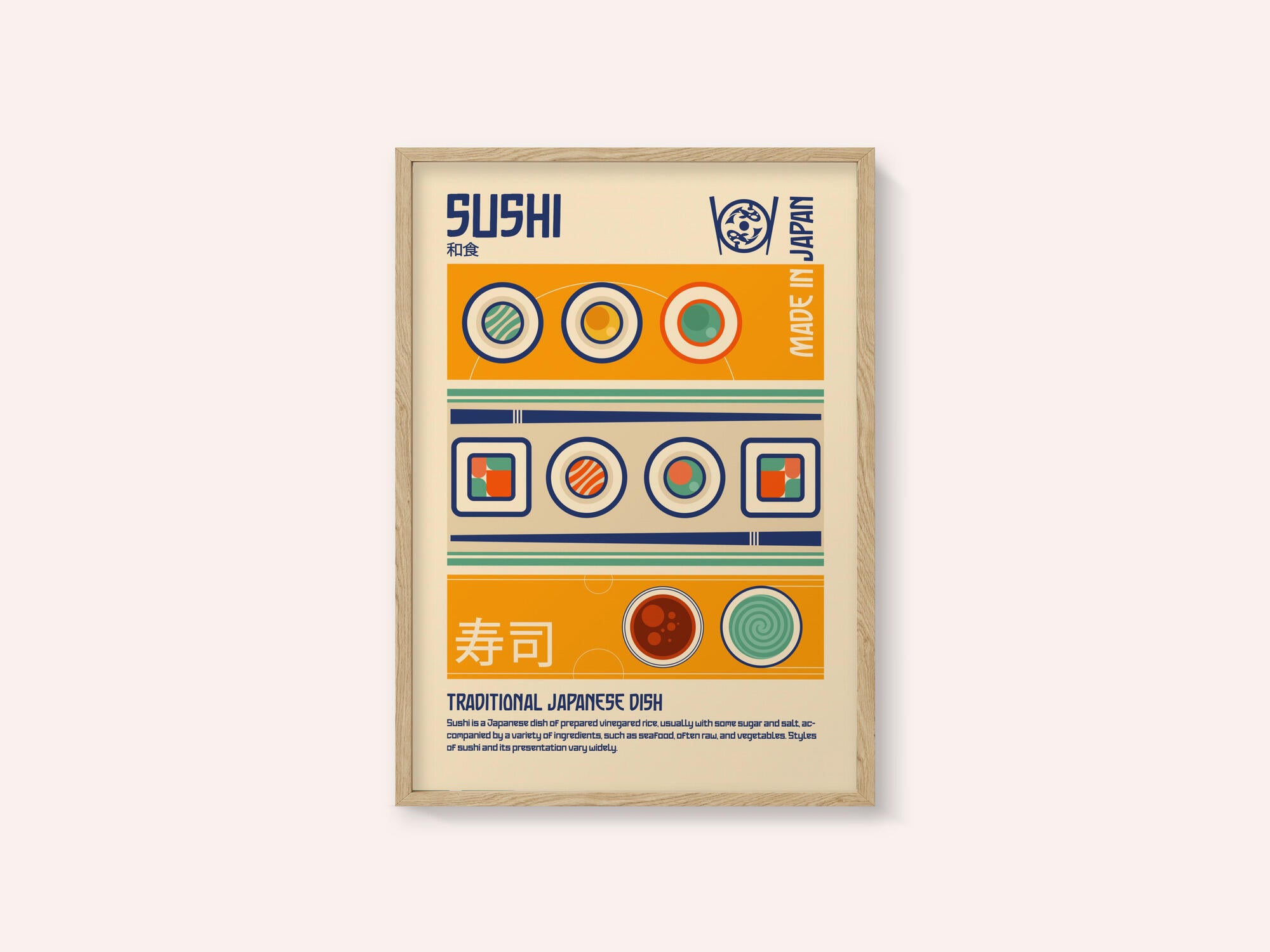 Sushi Japanese Food Print
