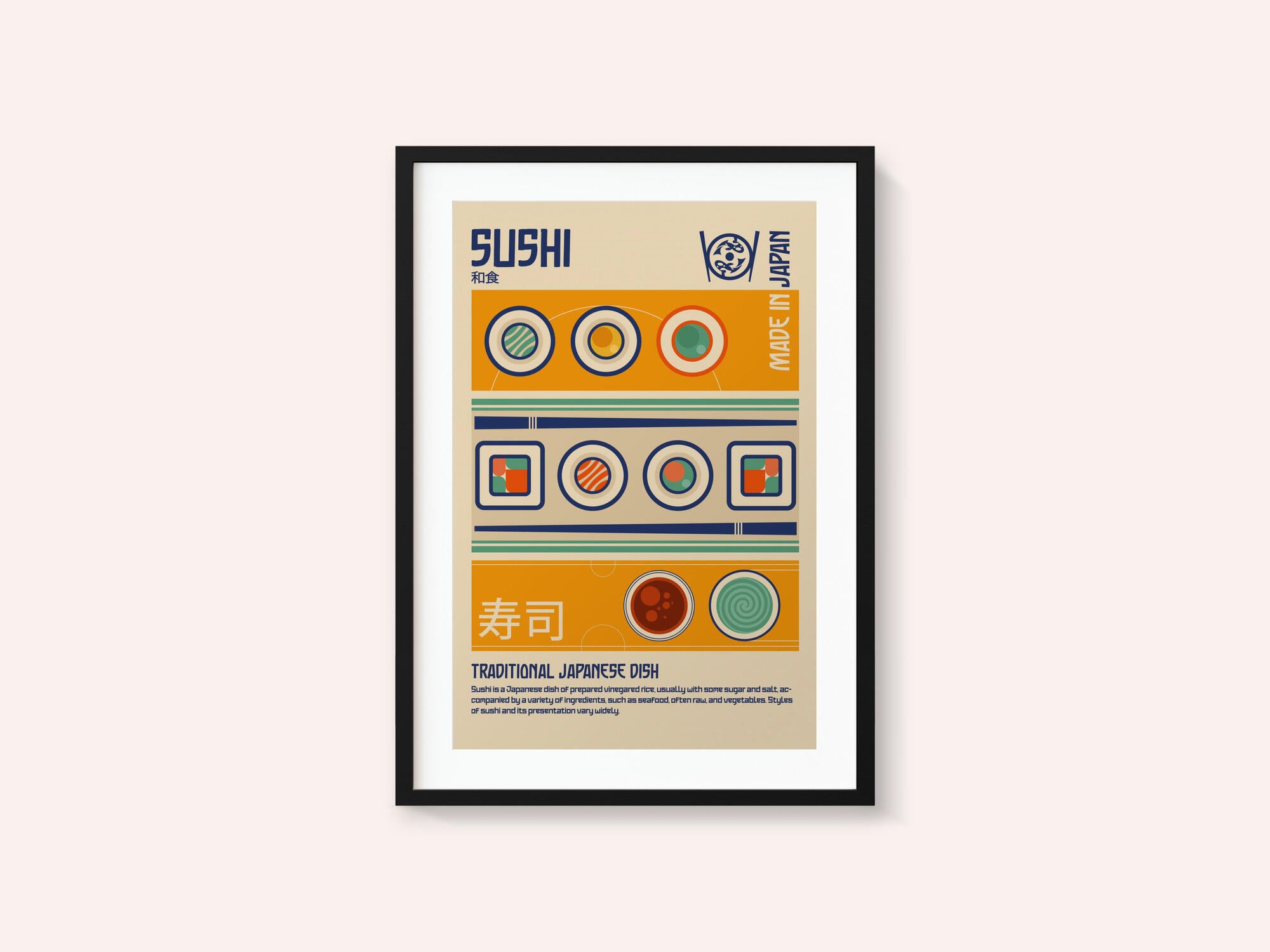 Sushi Japanese Food Print