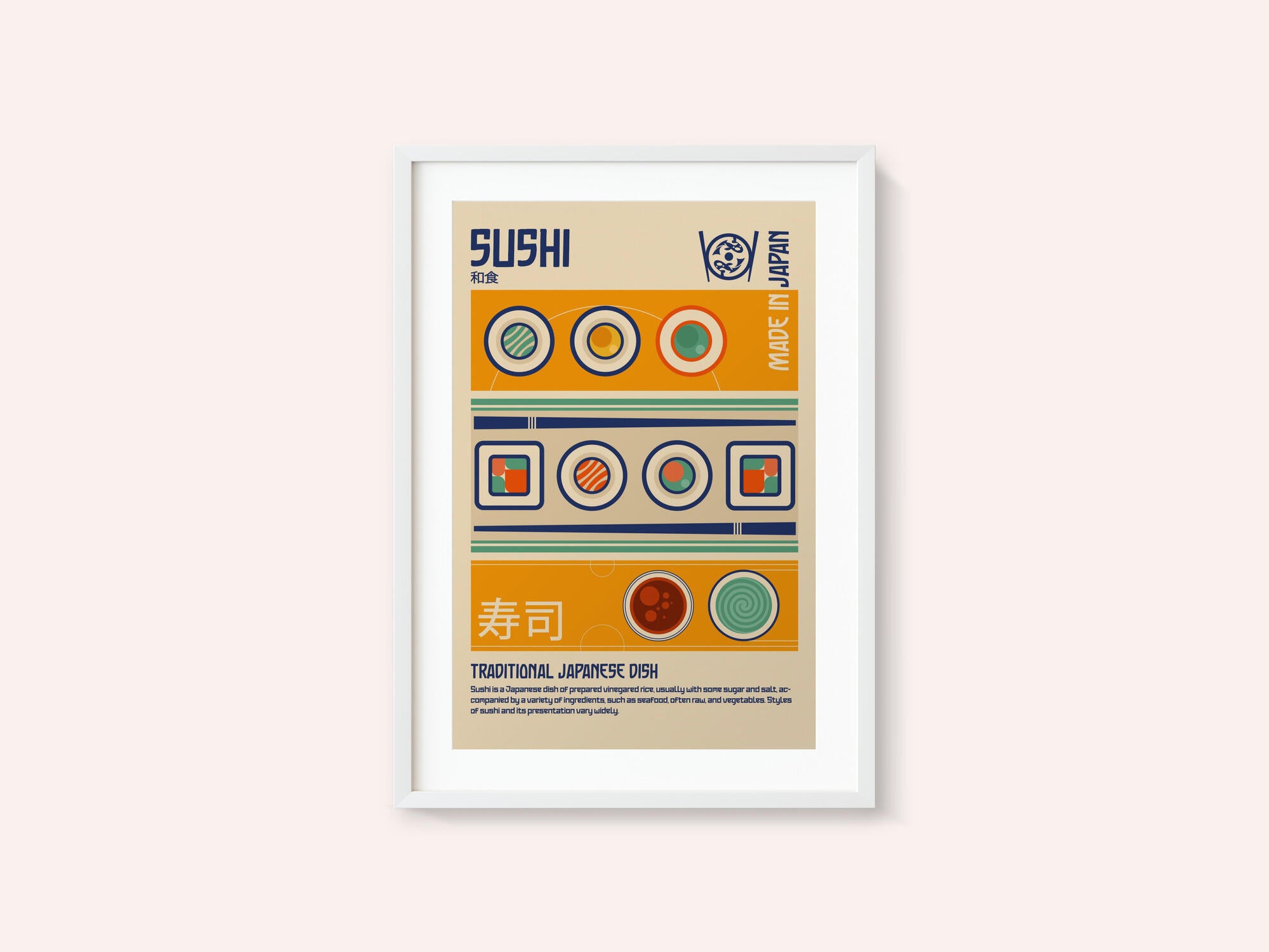 Sushi Japanese Food Print