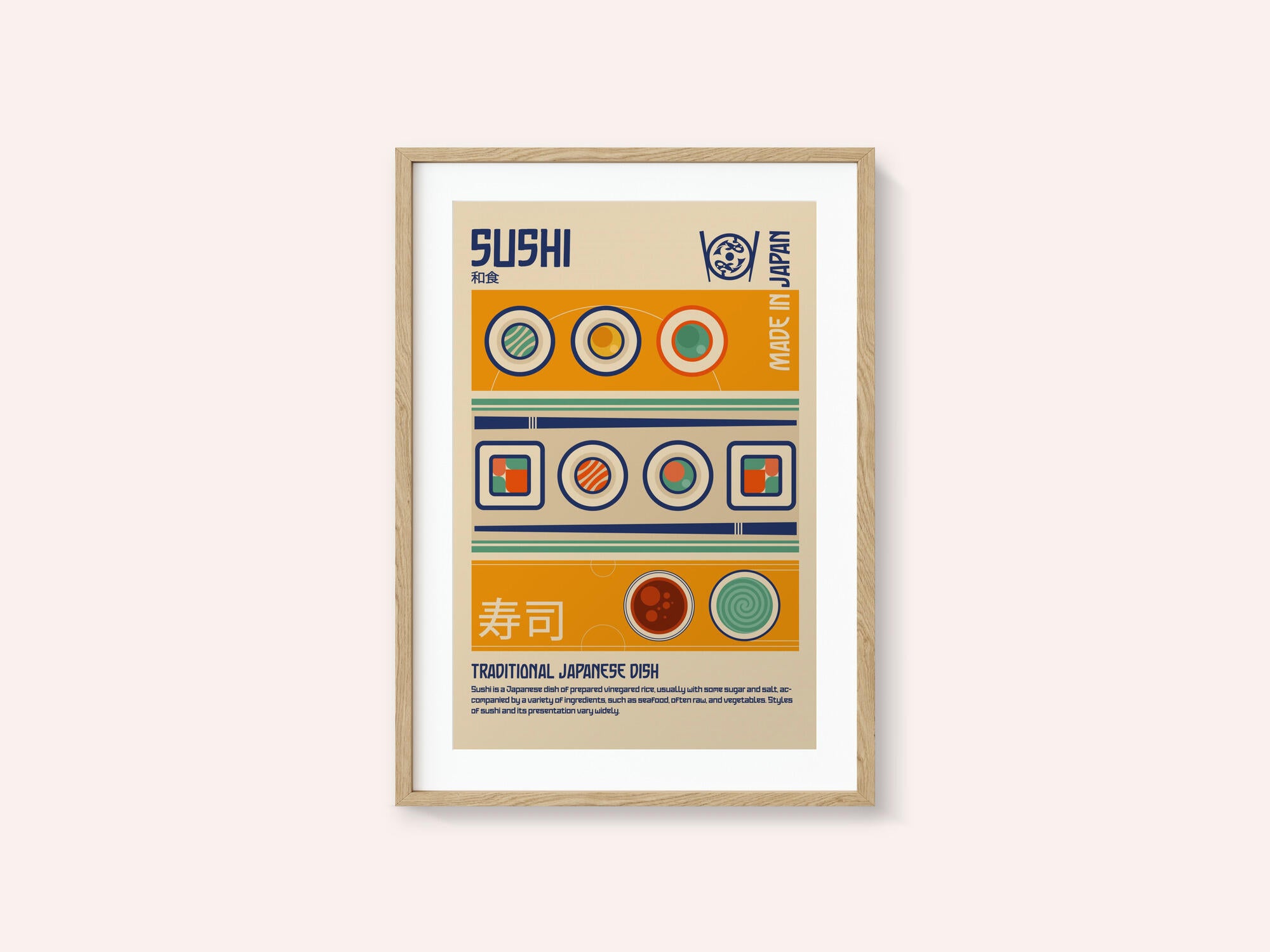 Sushi Japanese Food Print