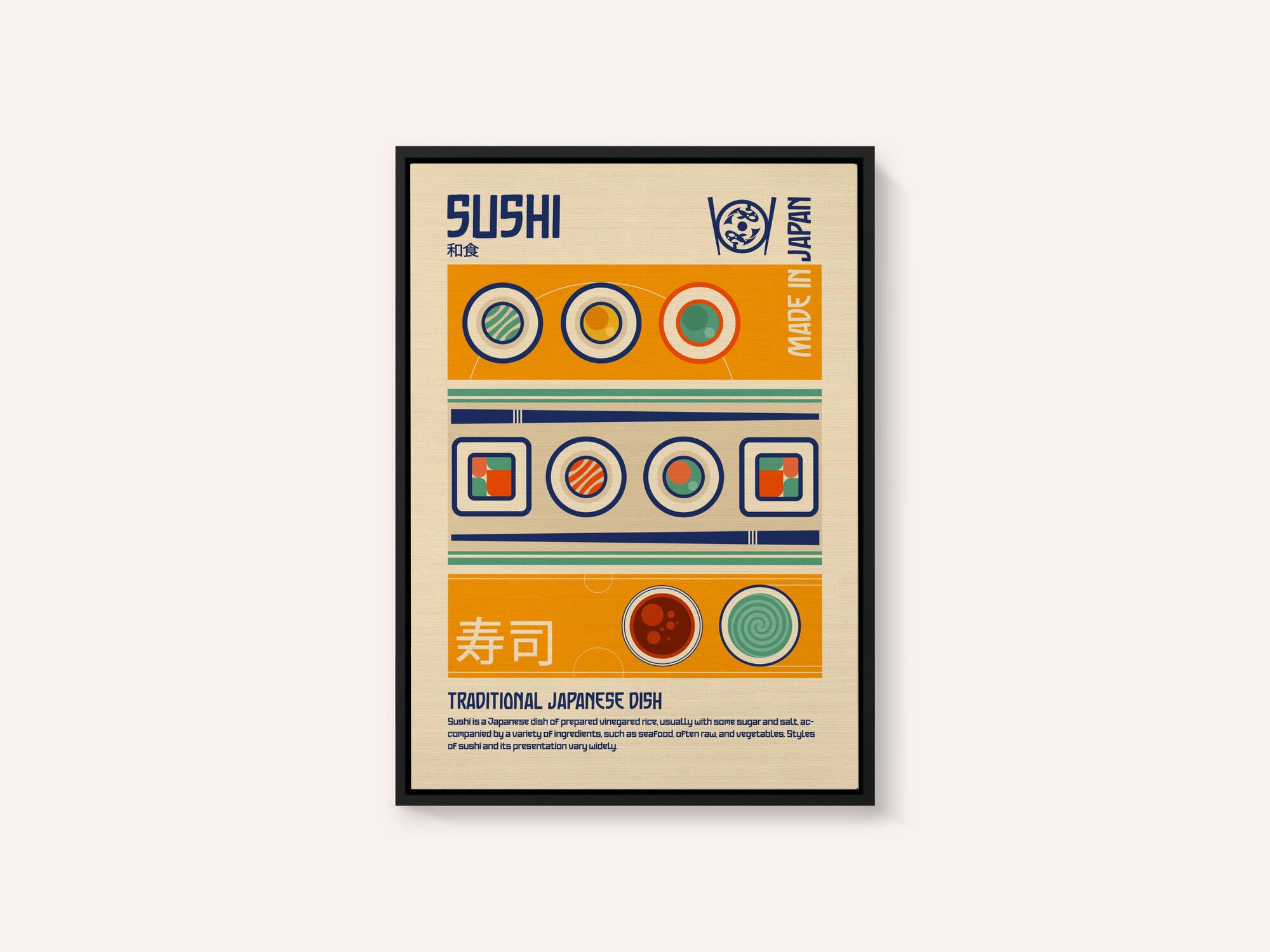 Sushi Japanese Food Print
