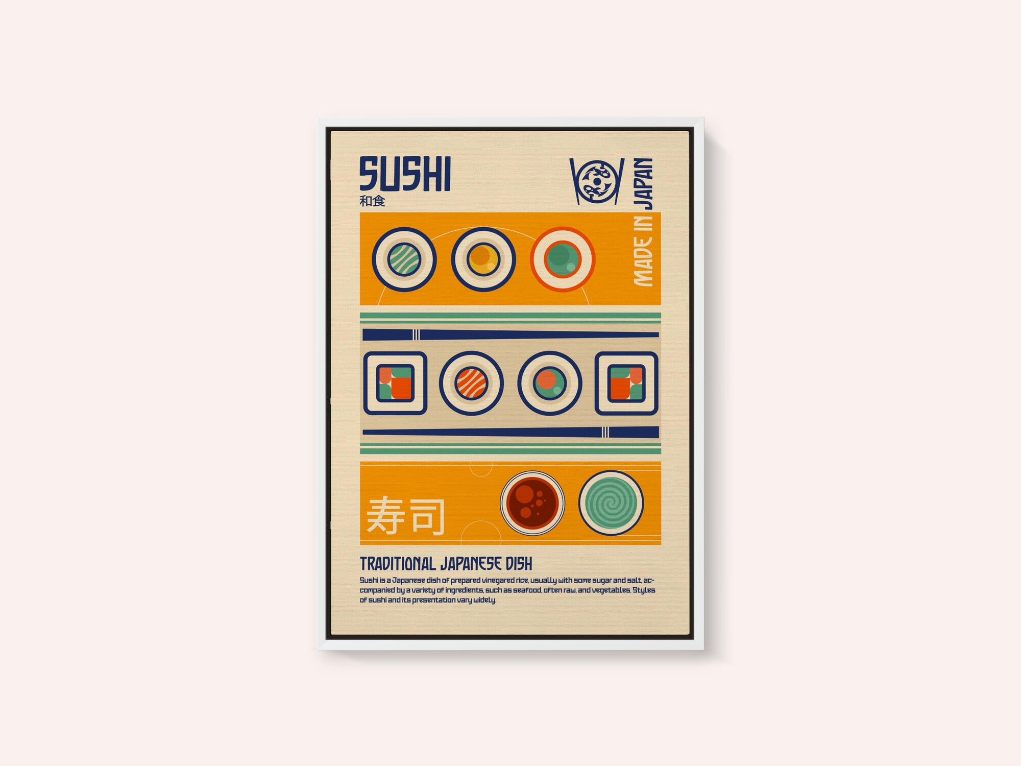 Sushi Japanese Food Print