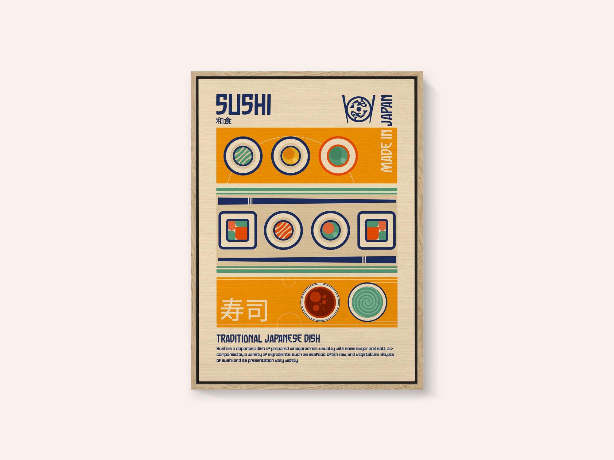 Sushi Japanese Food Print