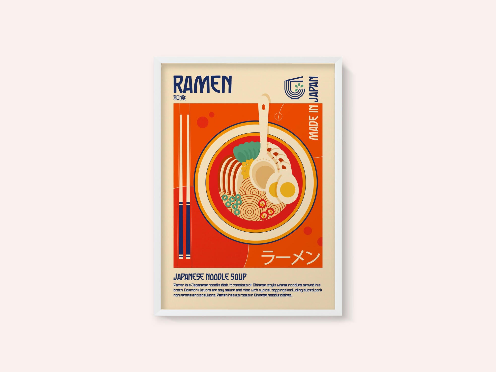 Ramen Japanese Food Print