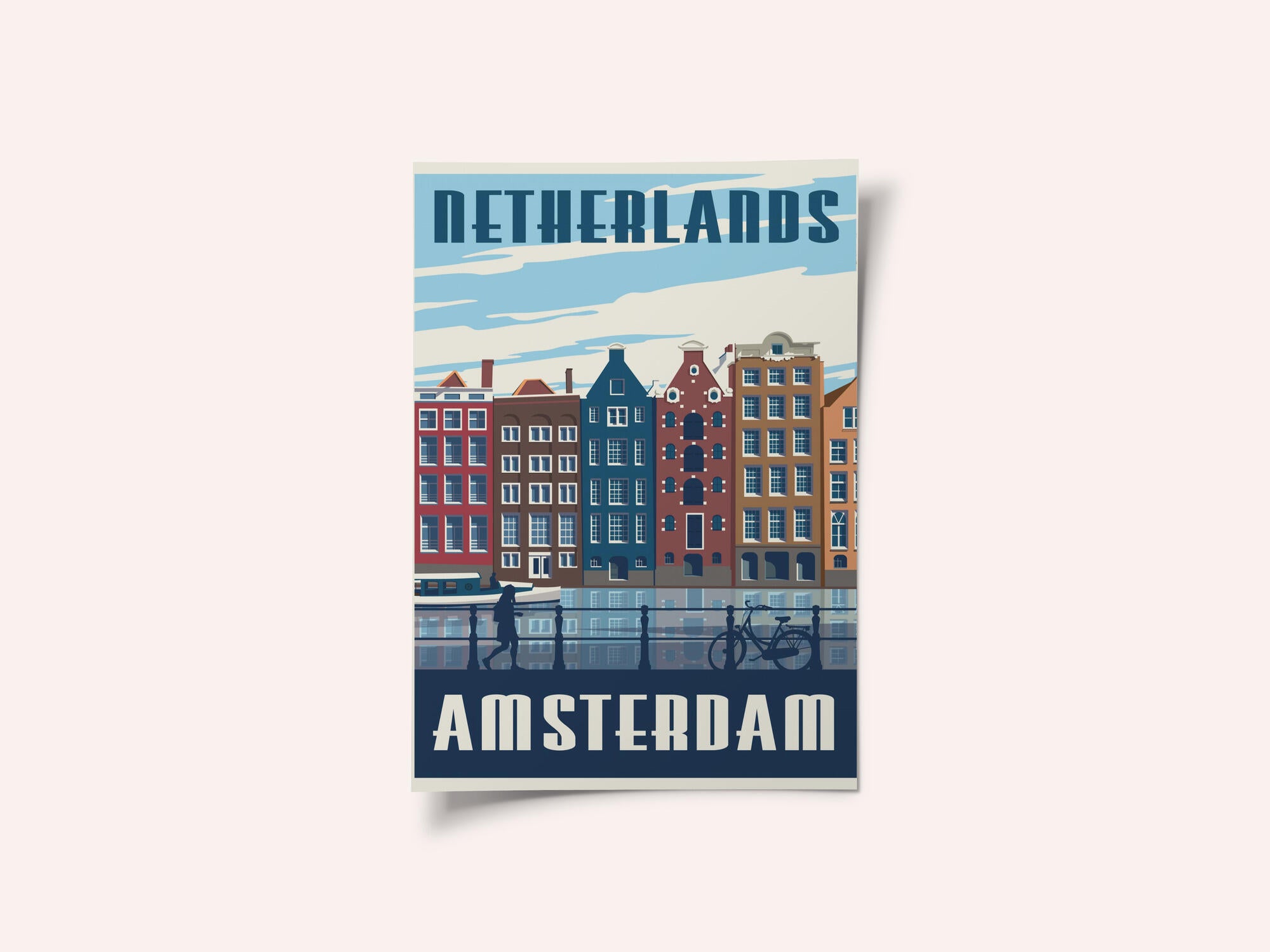 Amsterdam Travel Print