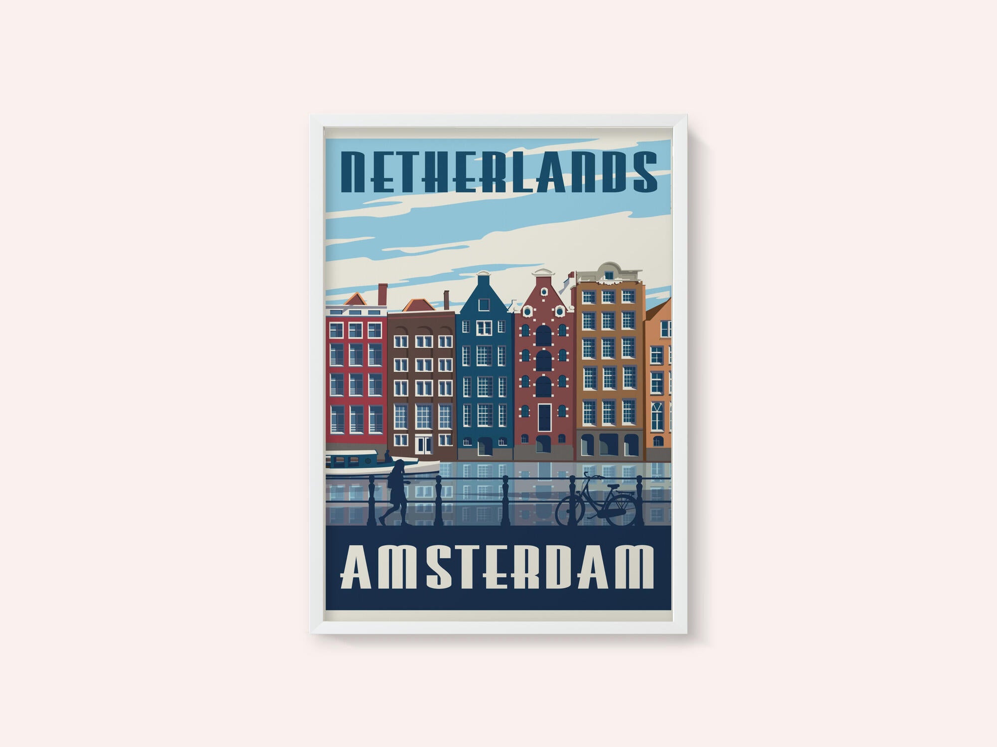 Amsterdam Travel Print