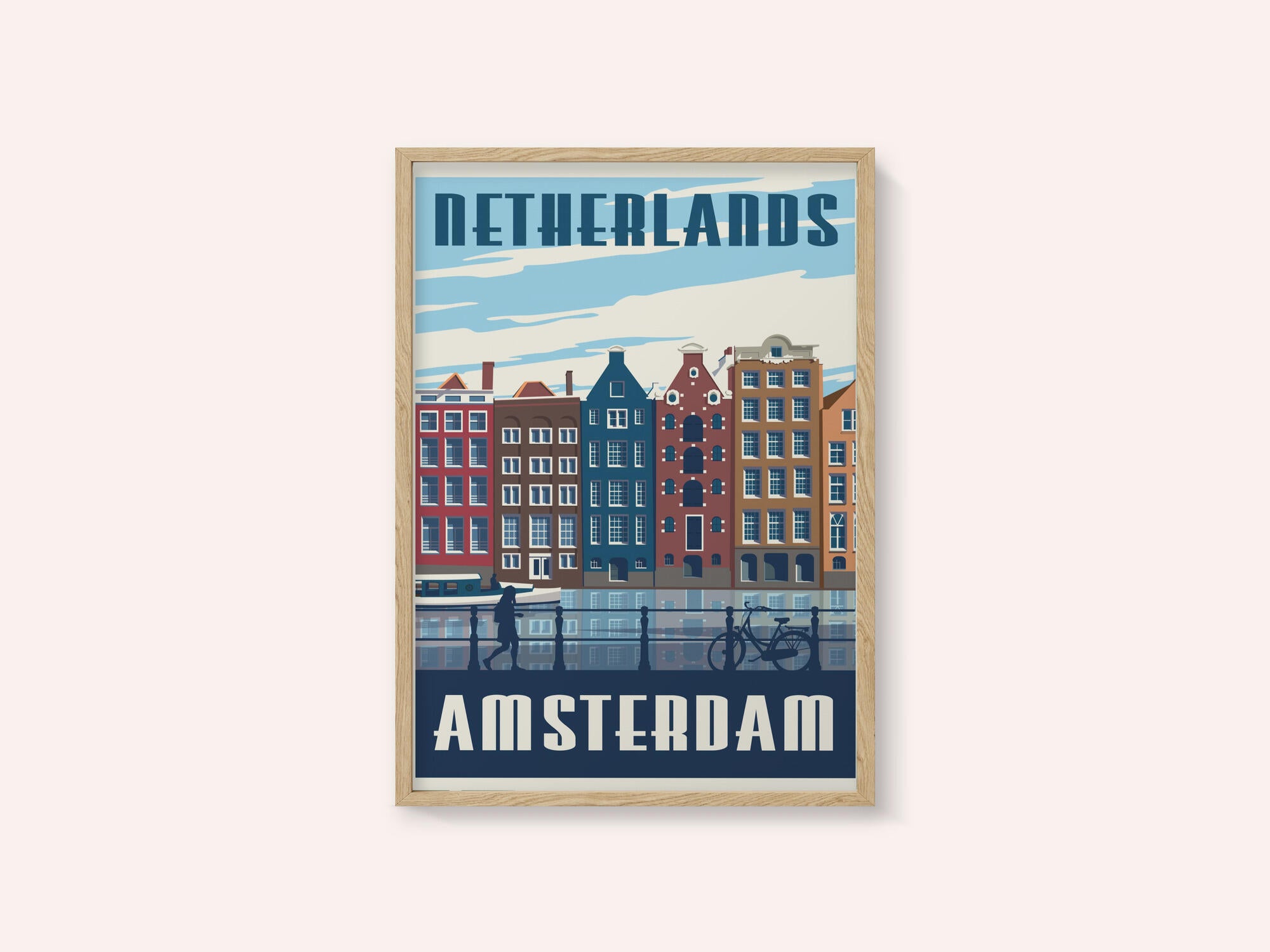 Amsterdam Travel Print