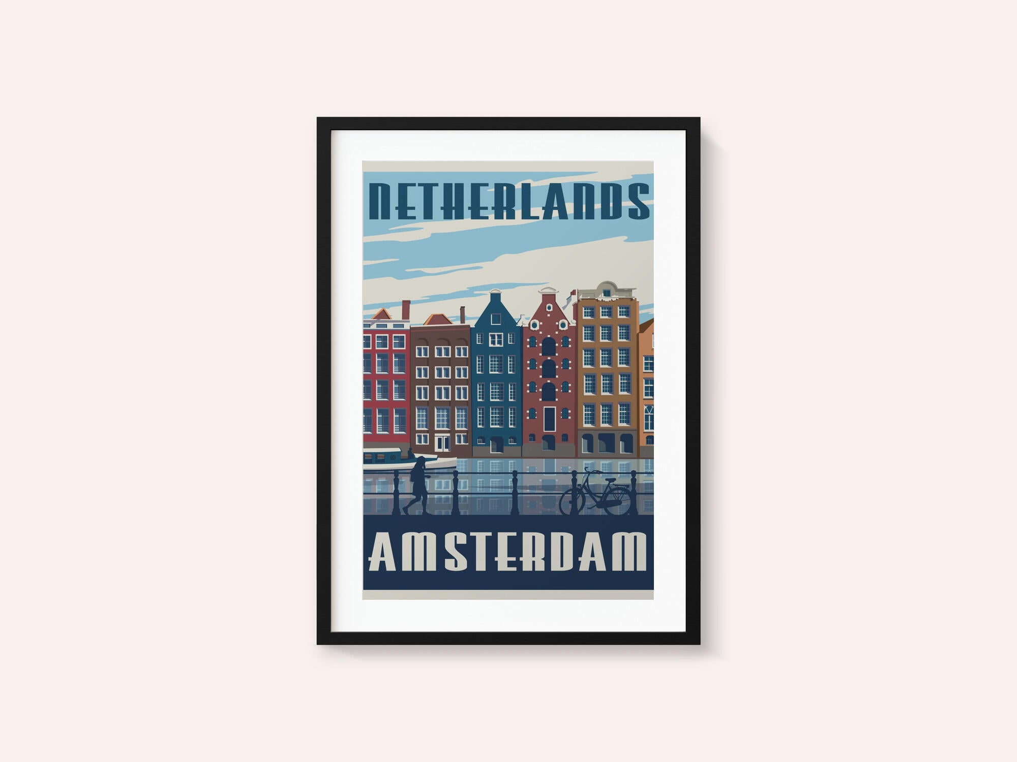Amsterdam Travel Print