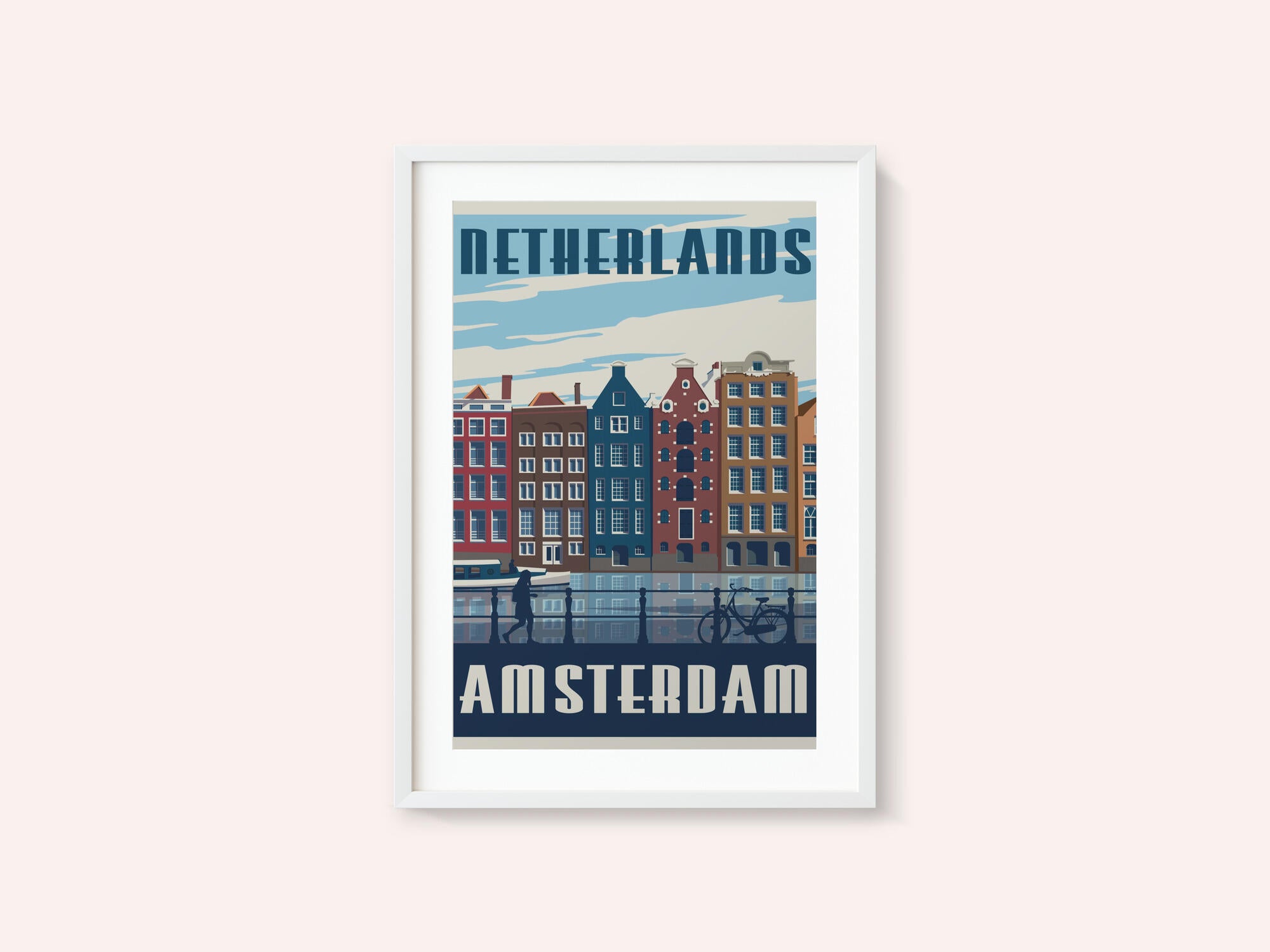 Amsterdam Travel Print