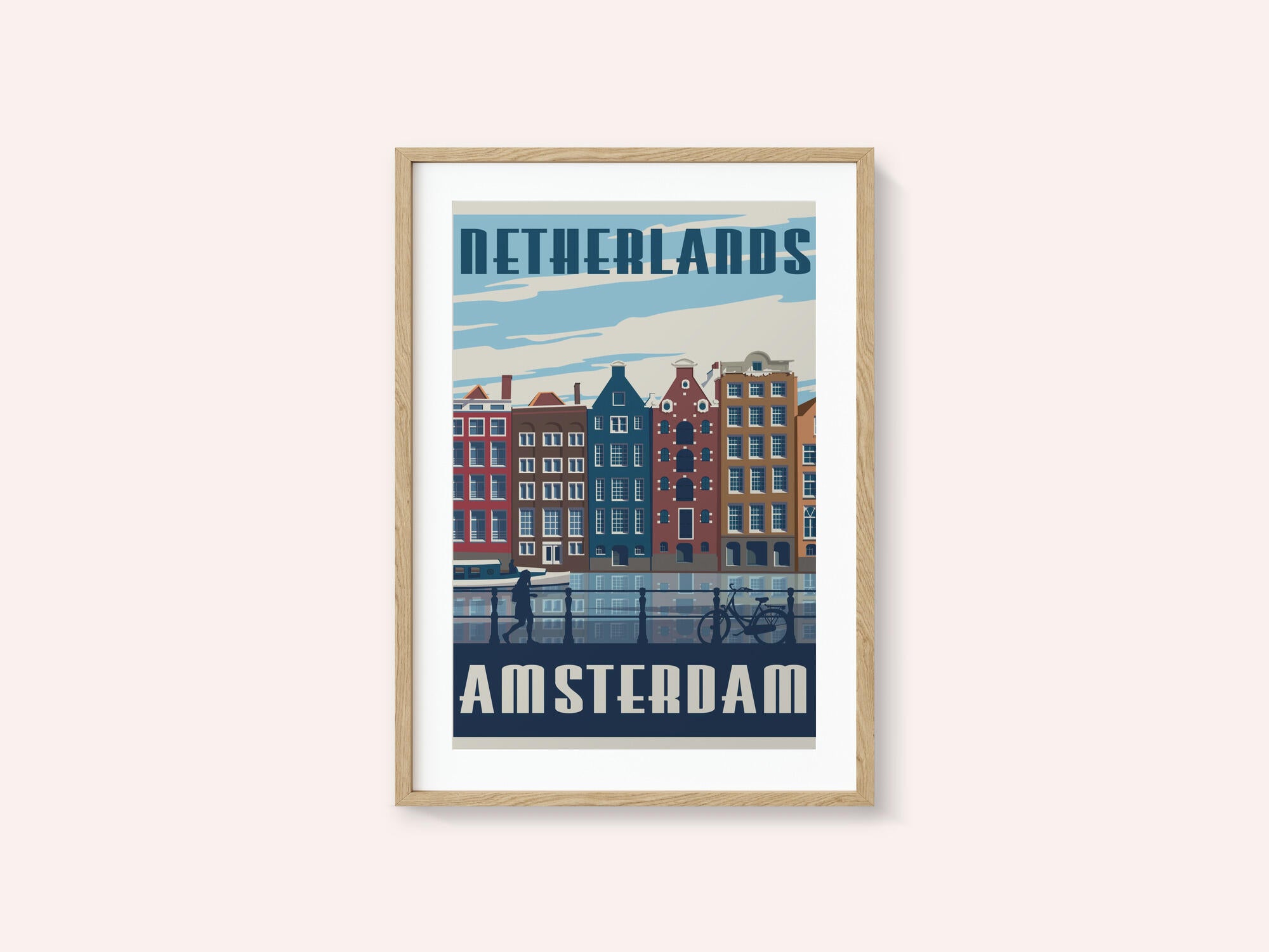 Amsterdam Travel Print