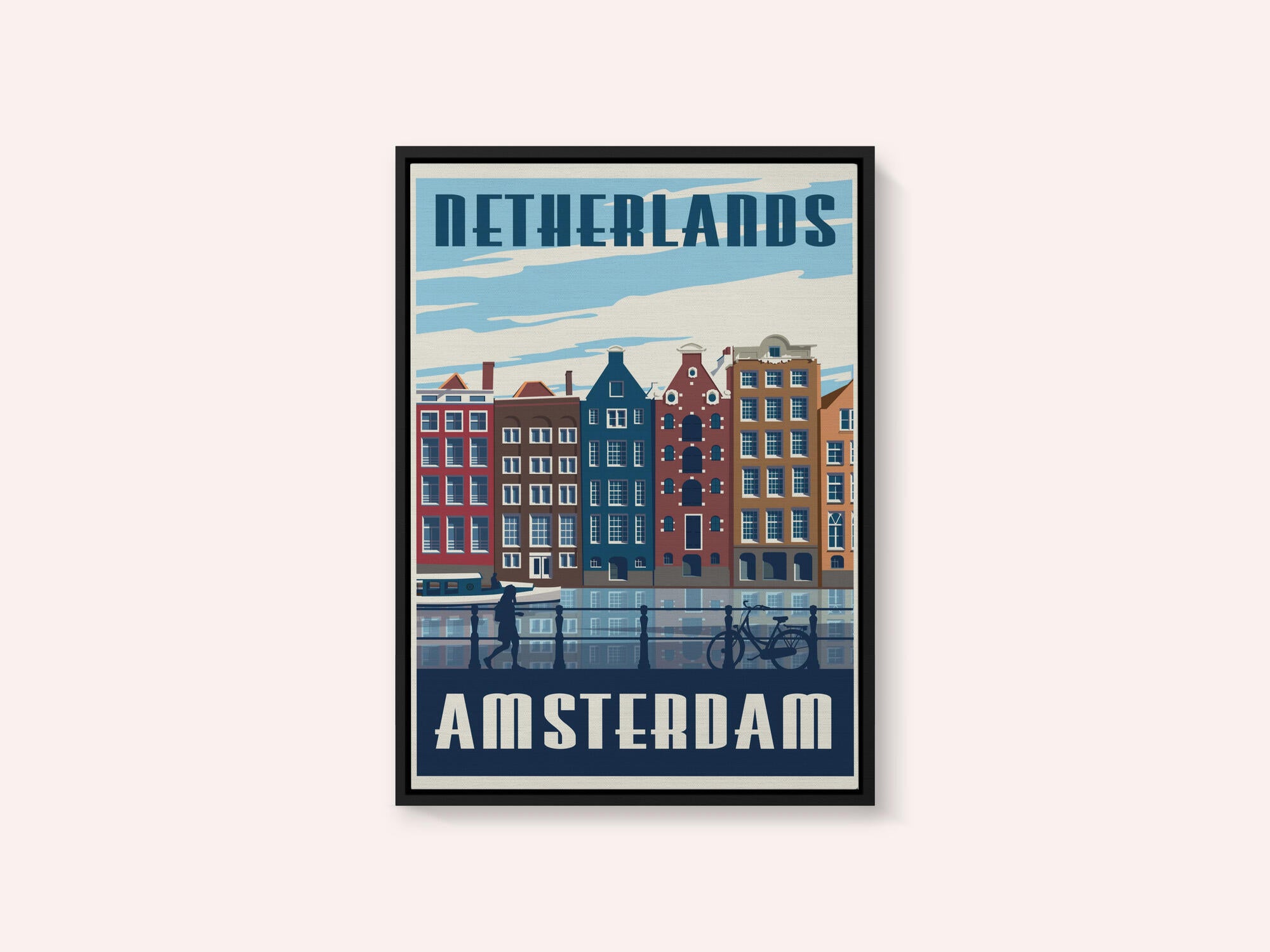 Amsterdam Travel Print