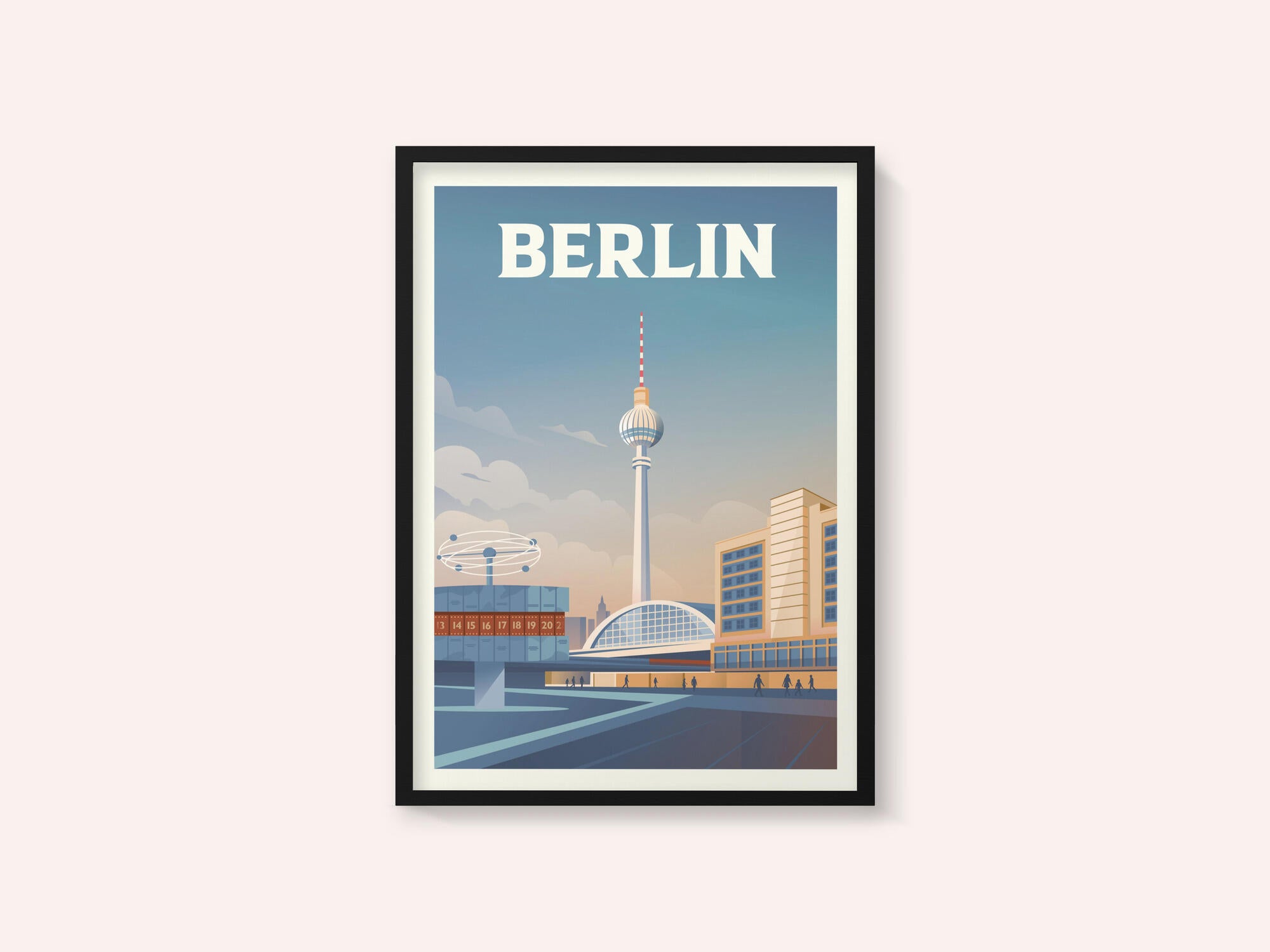 Berlin Cityscape Travel Print