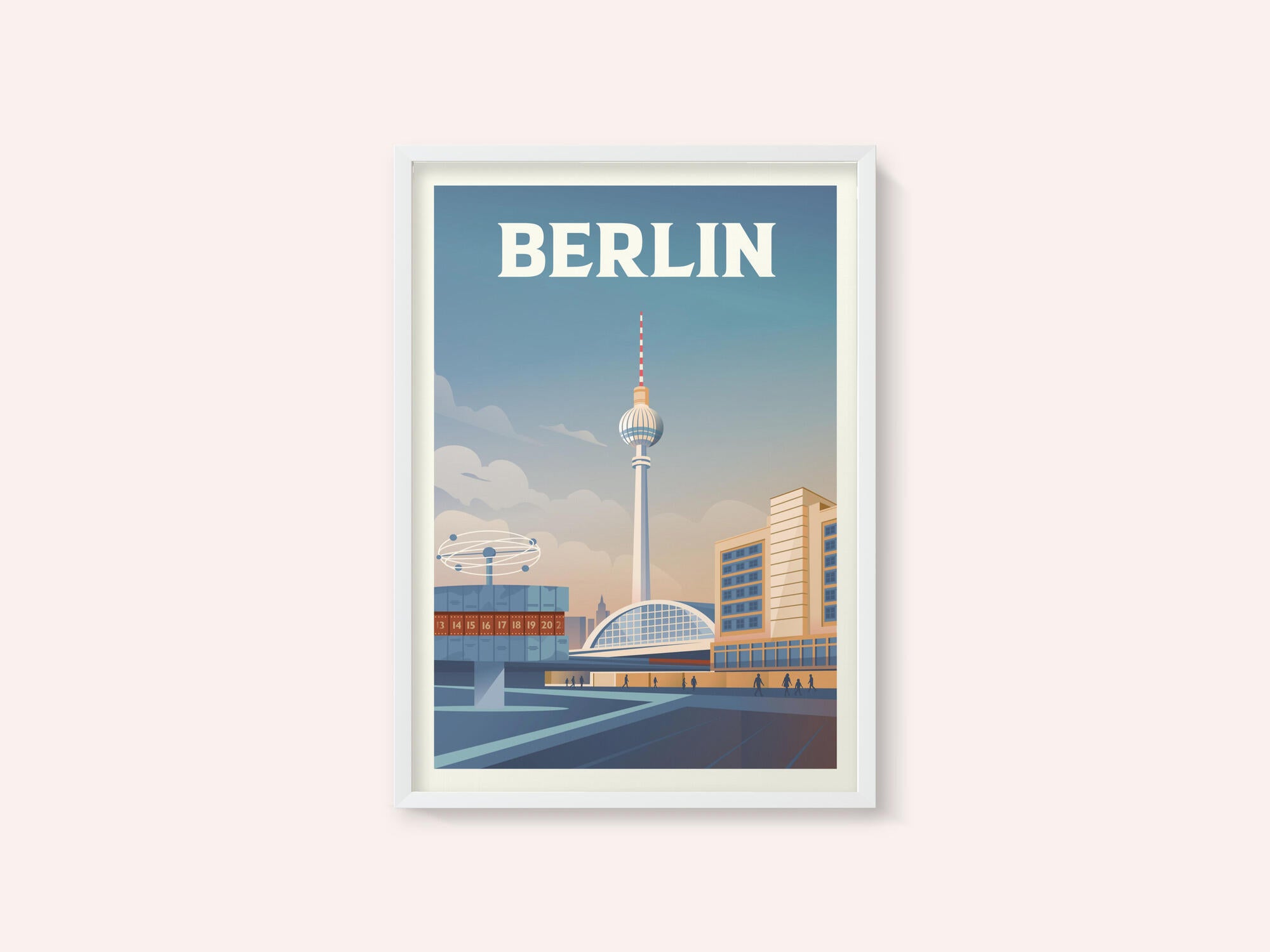 Berlin Cityscape Travel Print