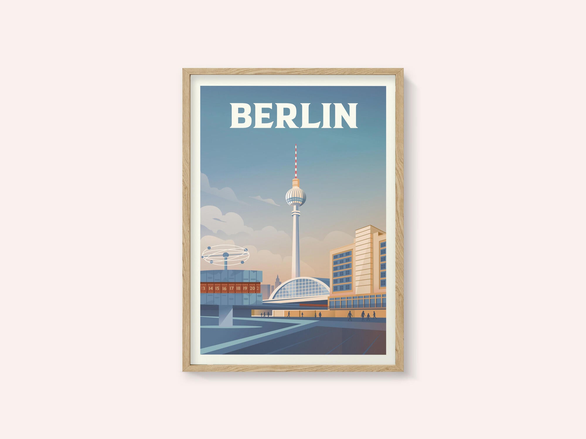 Berlin Cityscape Travel Print