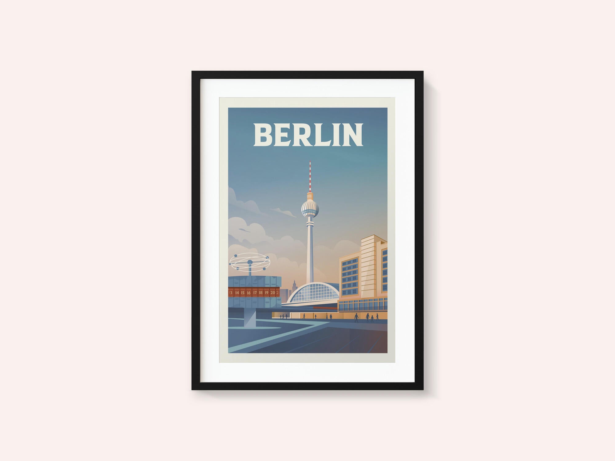 Berlin Cityscape Travel Print