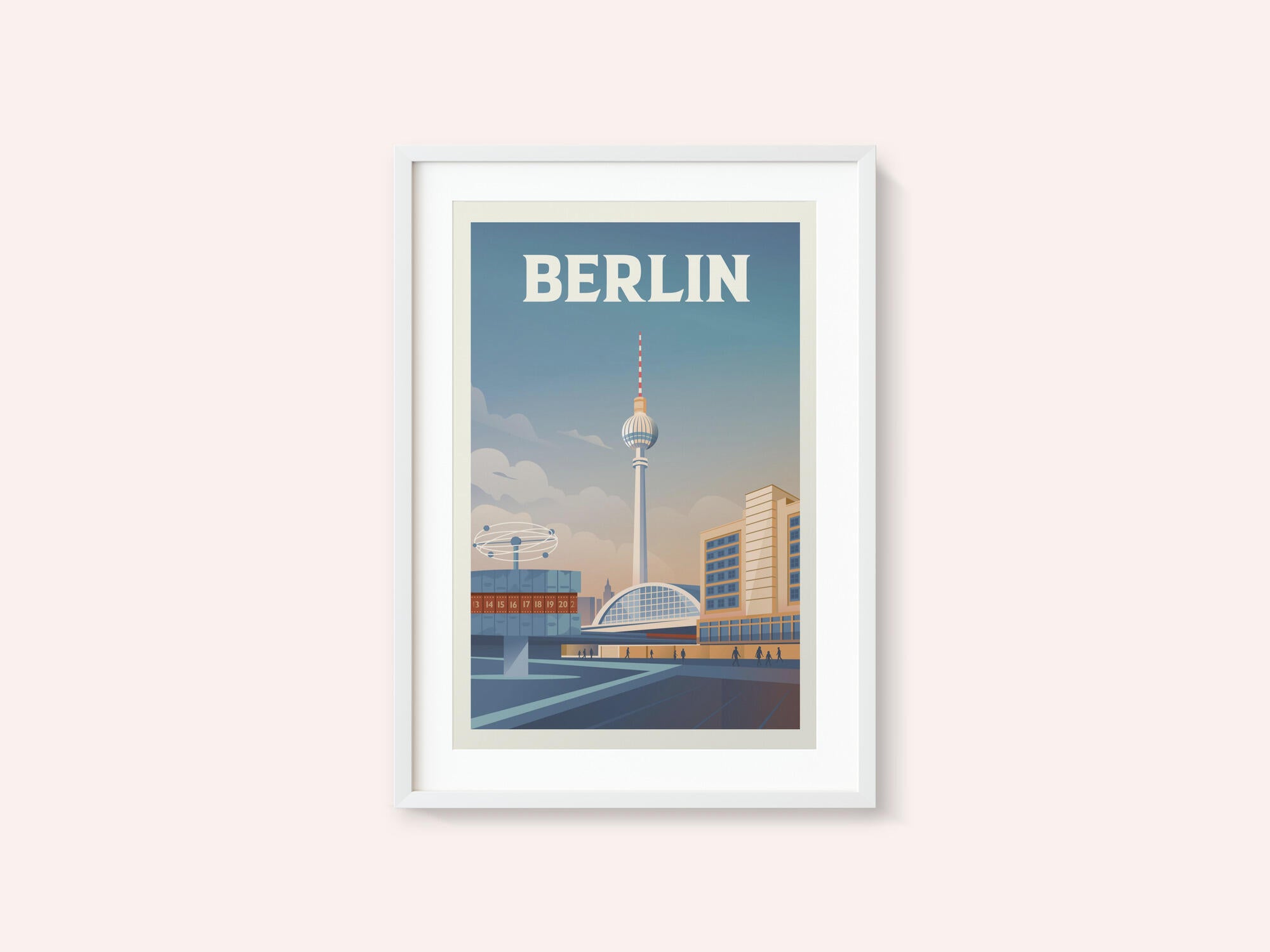 Berlin Cityscape Travel Print