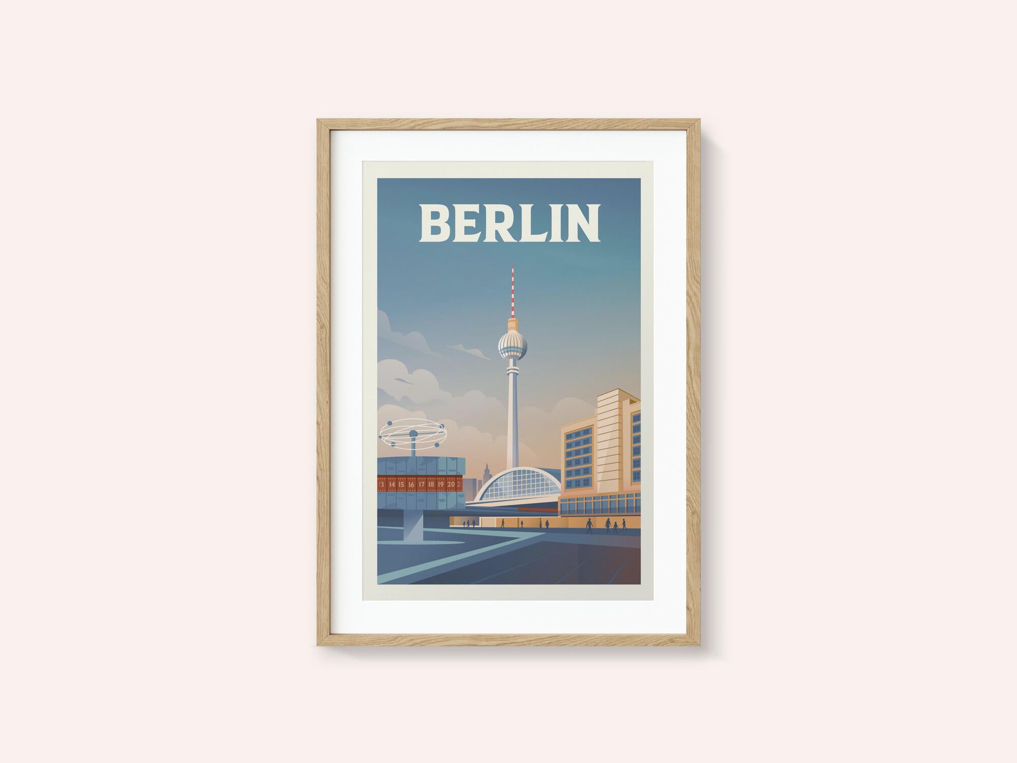 Berlin Cityscape Travel Print