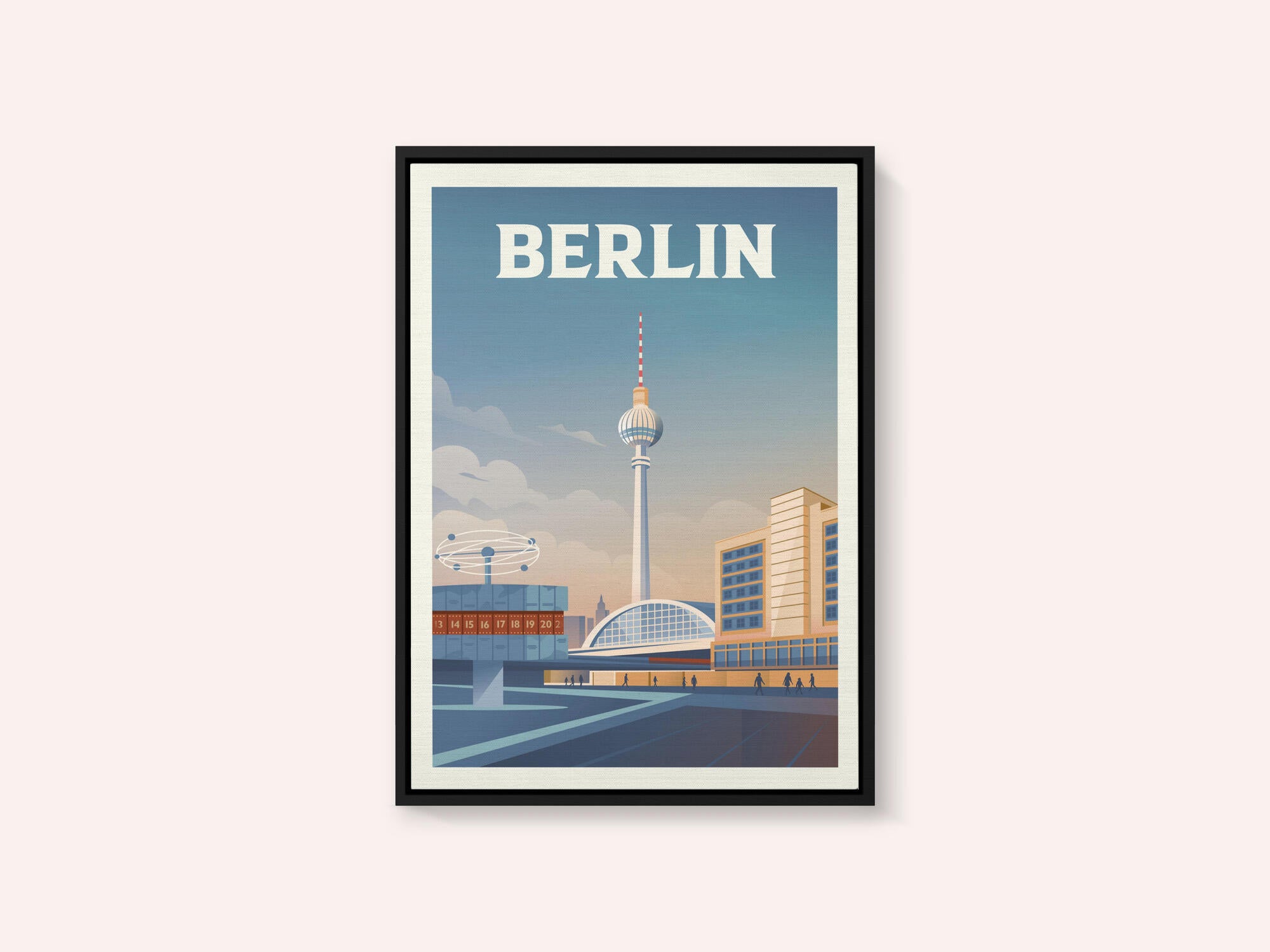 Berlin Cityscape Travel Print