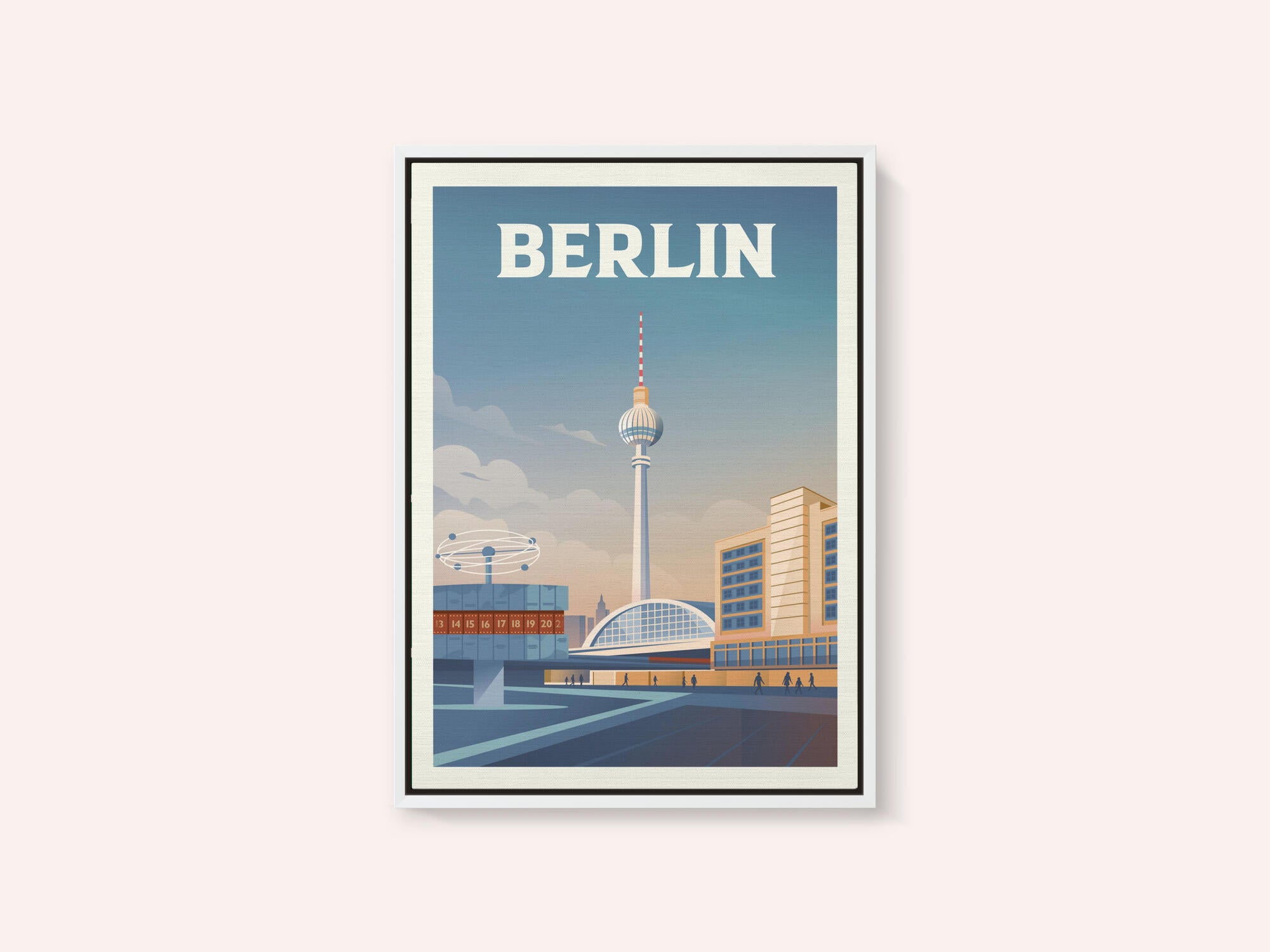 Berlin Cityscape Travel Print
