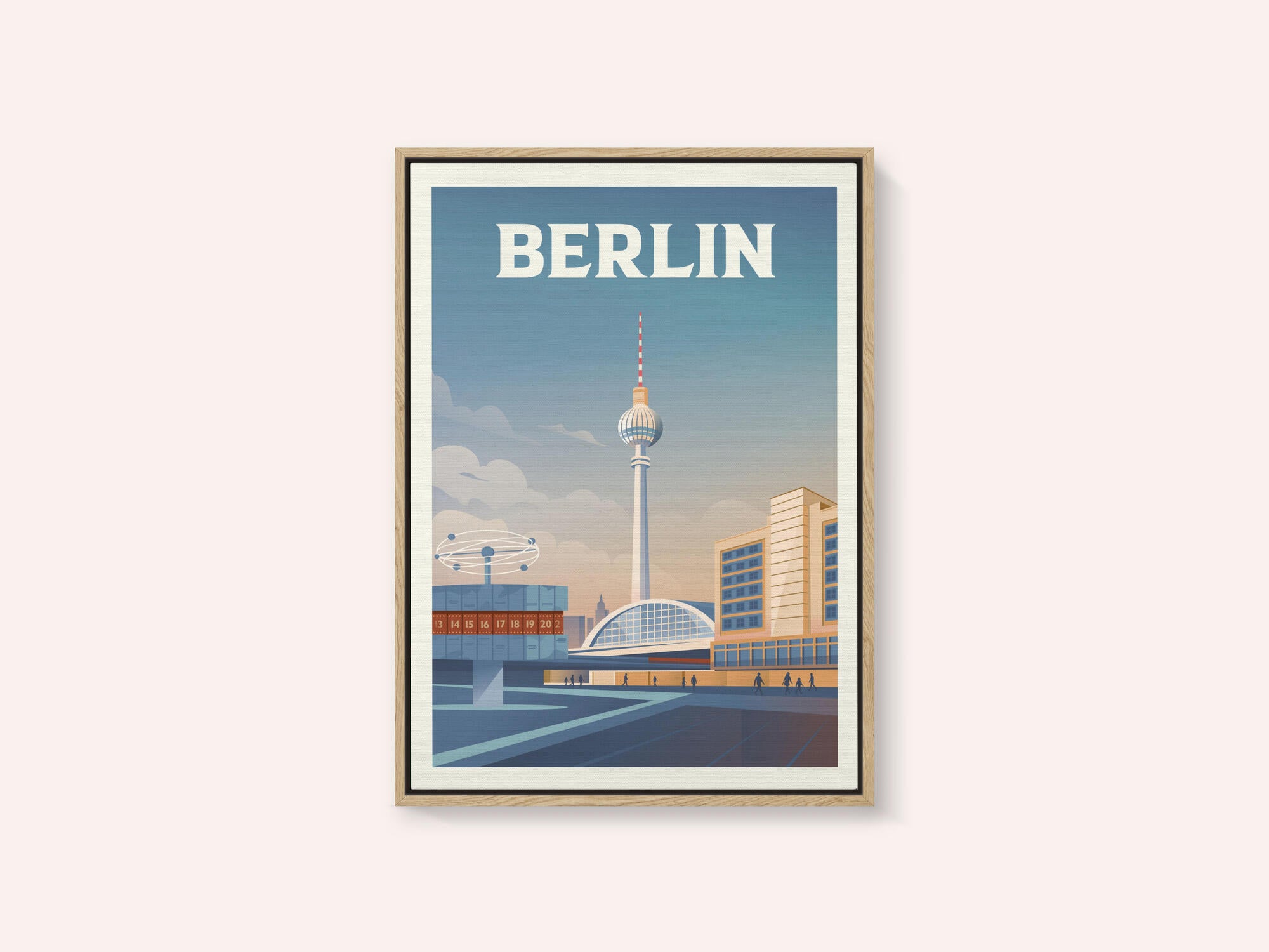 Berlin Cityscape Travel Print